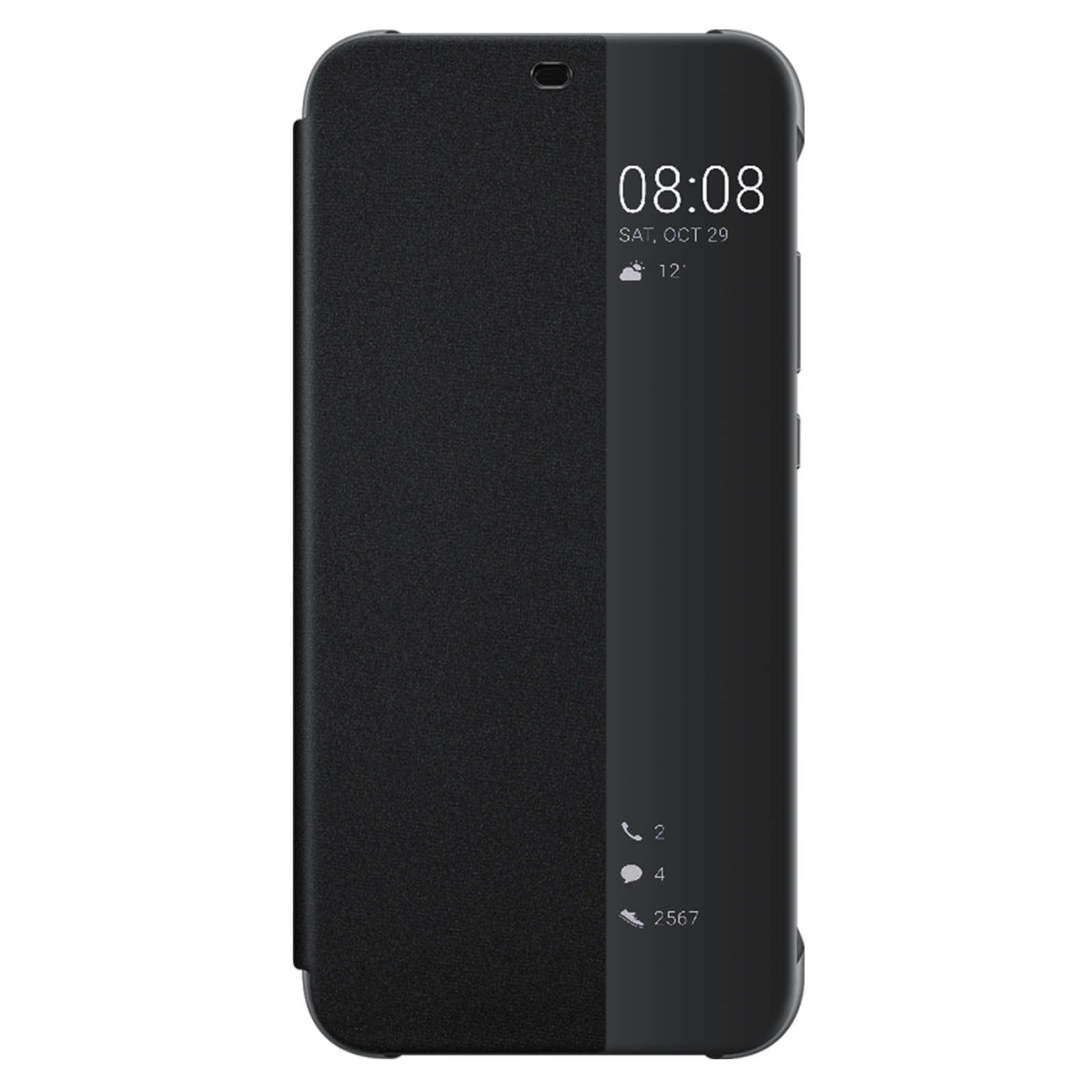 Coque Livre Huawei P20 Pro Avec Miroir - Protection Complète, Support, Smart View, Couleur Or