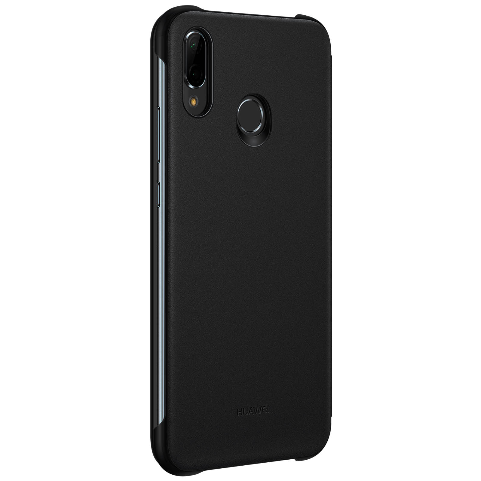 Avizar Funda Libro Con Ventana Negra Para Huawei P20 Lite