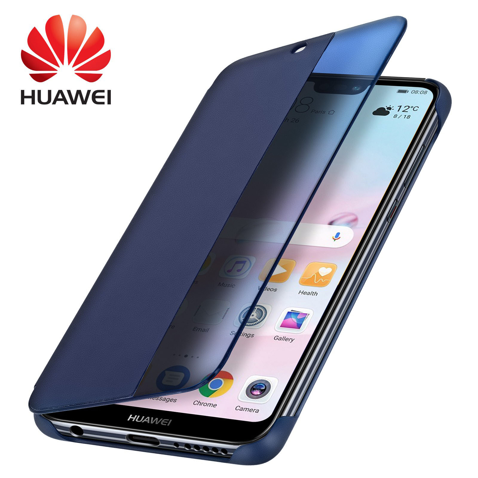 custodia portafoglio per Huawei P20 lite/nova 3E,cover a libro