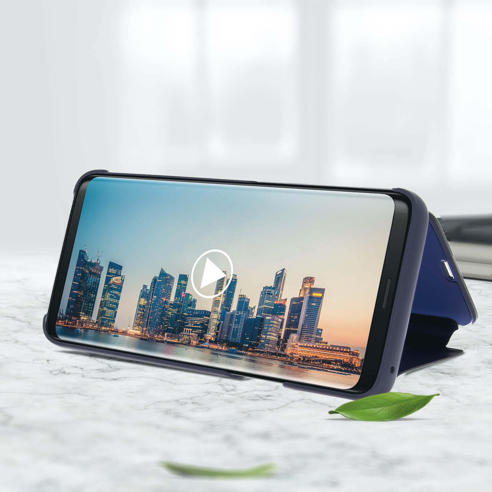 Custodia Antiurto 3 Strati Per Galaxy S9 - Protezione Da Cadute E Polvere - Mieziba - Nero