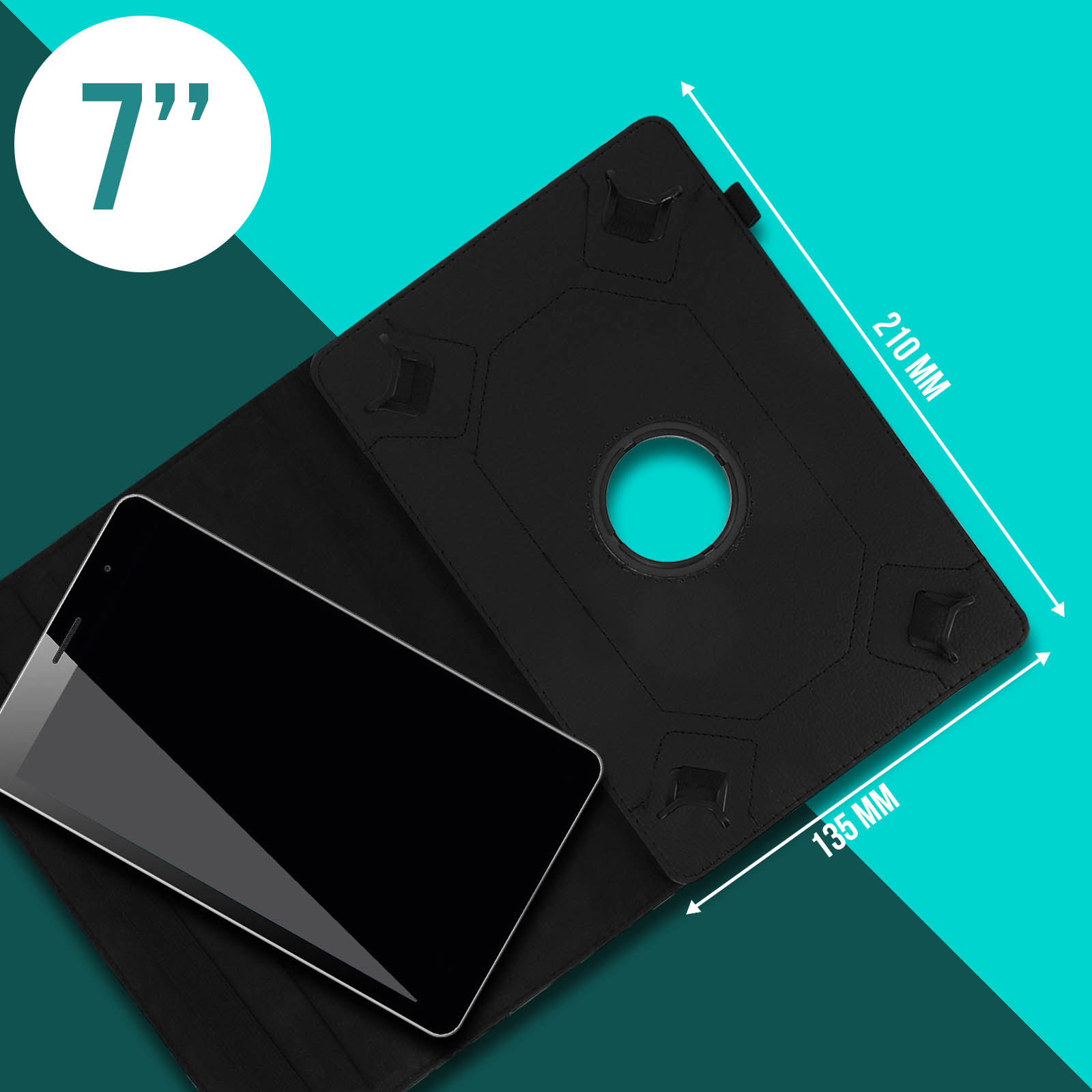 Custodia universale blu Targus Safe Fit per tablet da 9 a 10,5