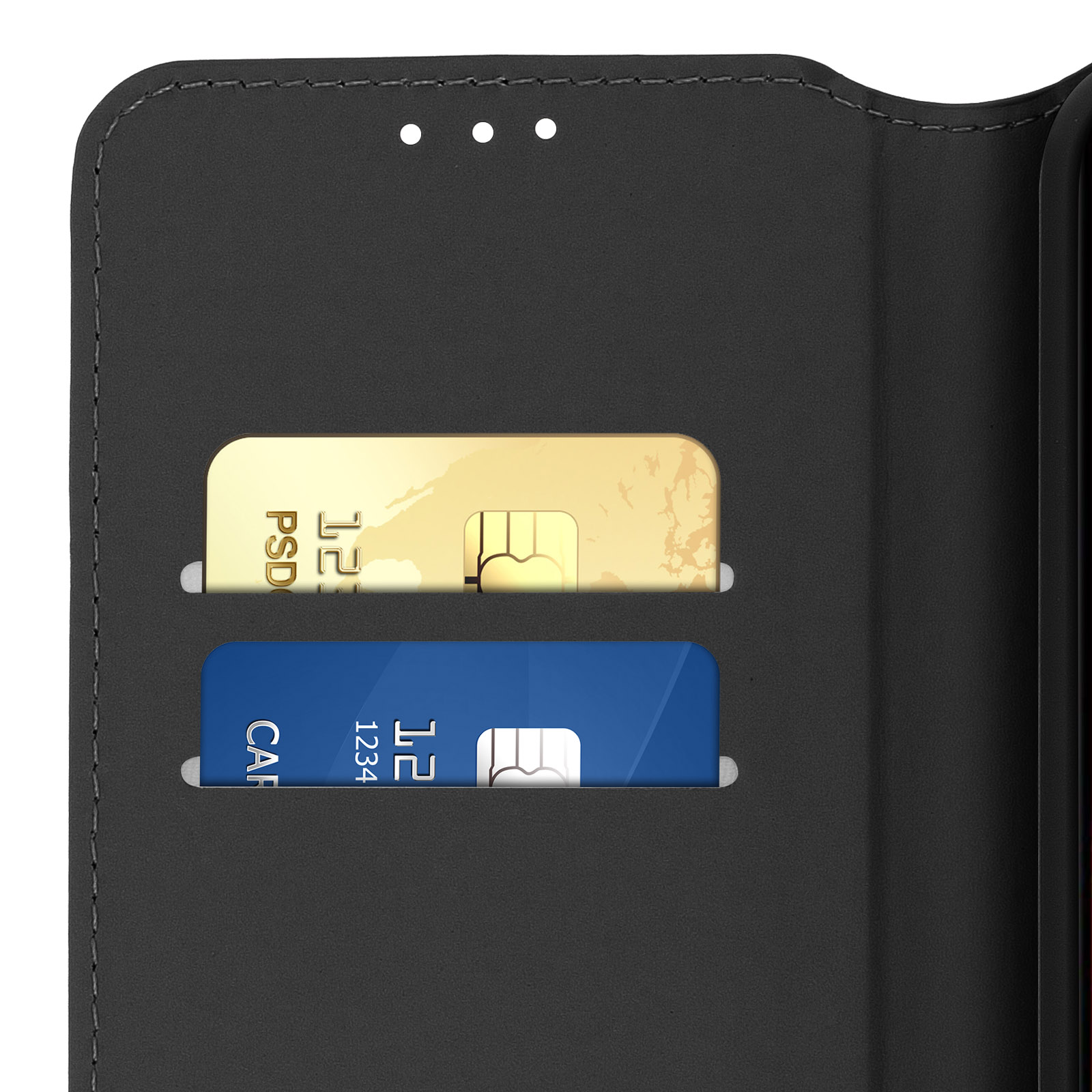 Custodia Mulbess Per Xiaomi Redmi Note 8 Pro – Cover Magnetica Flip In Similpelle Blu Navy – Portafoglio Con Fessure E Supporto Video