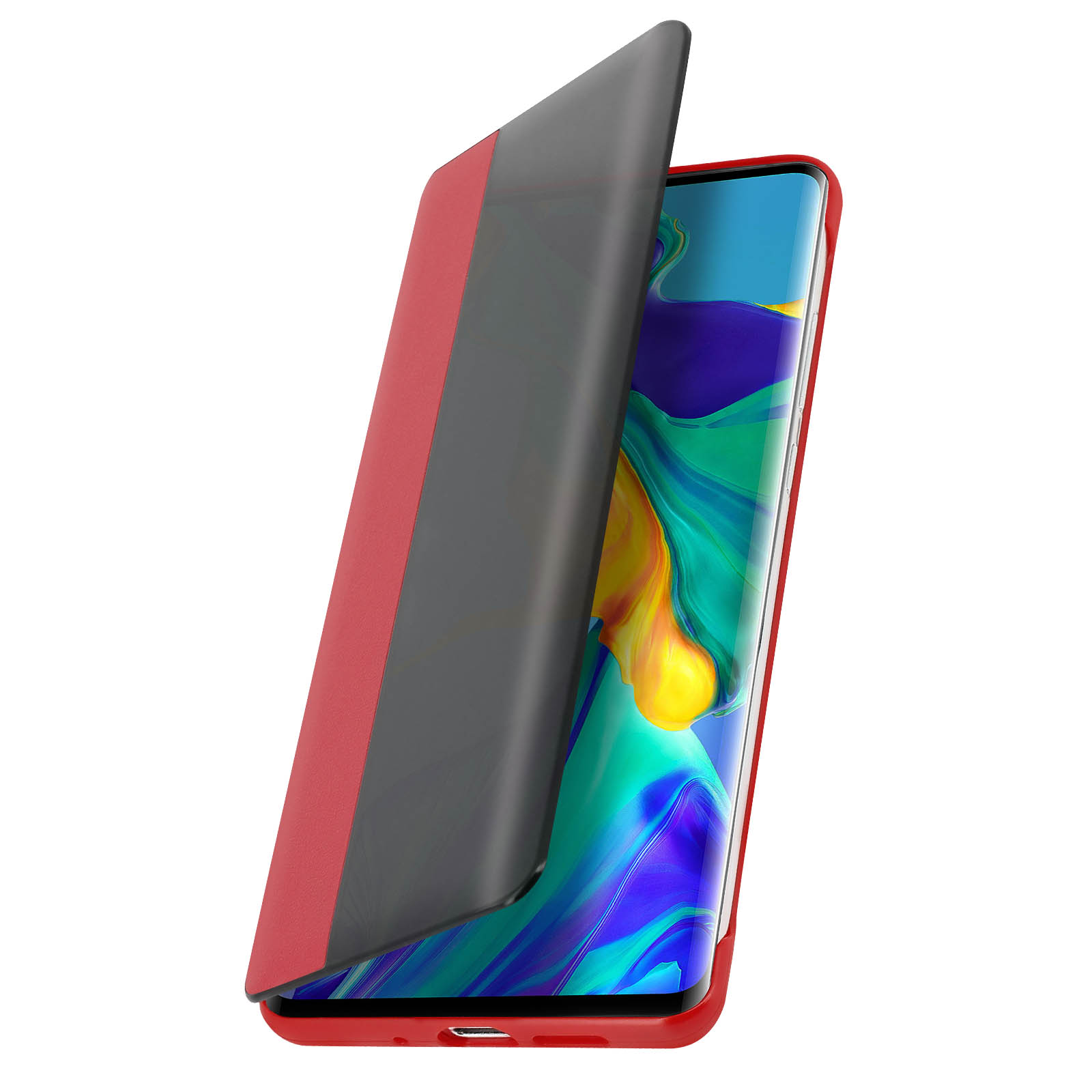 Coque Huawei P30 Pro – étui Pink Gold Avec Porte-cartes Et Support Pliable, Compatible VOG-L09/L29/AL00/AL10/TL00