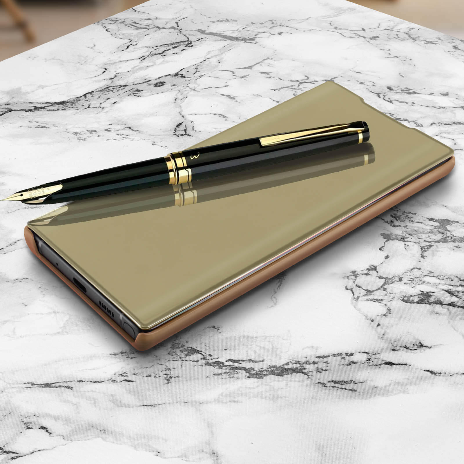 Custodia Revive Per Galaxy Note 10 Lite - Flip Folio Portafoglio In Similpelle Con Tasche E Supporto