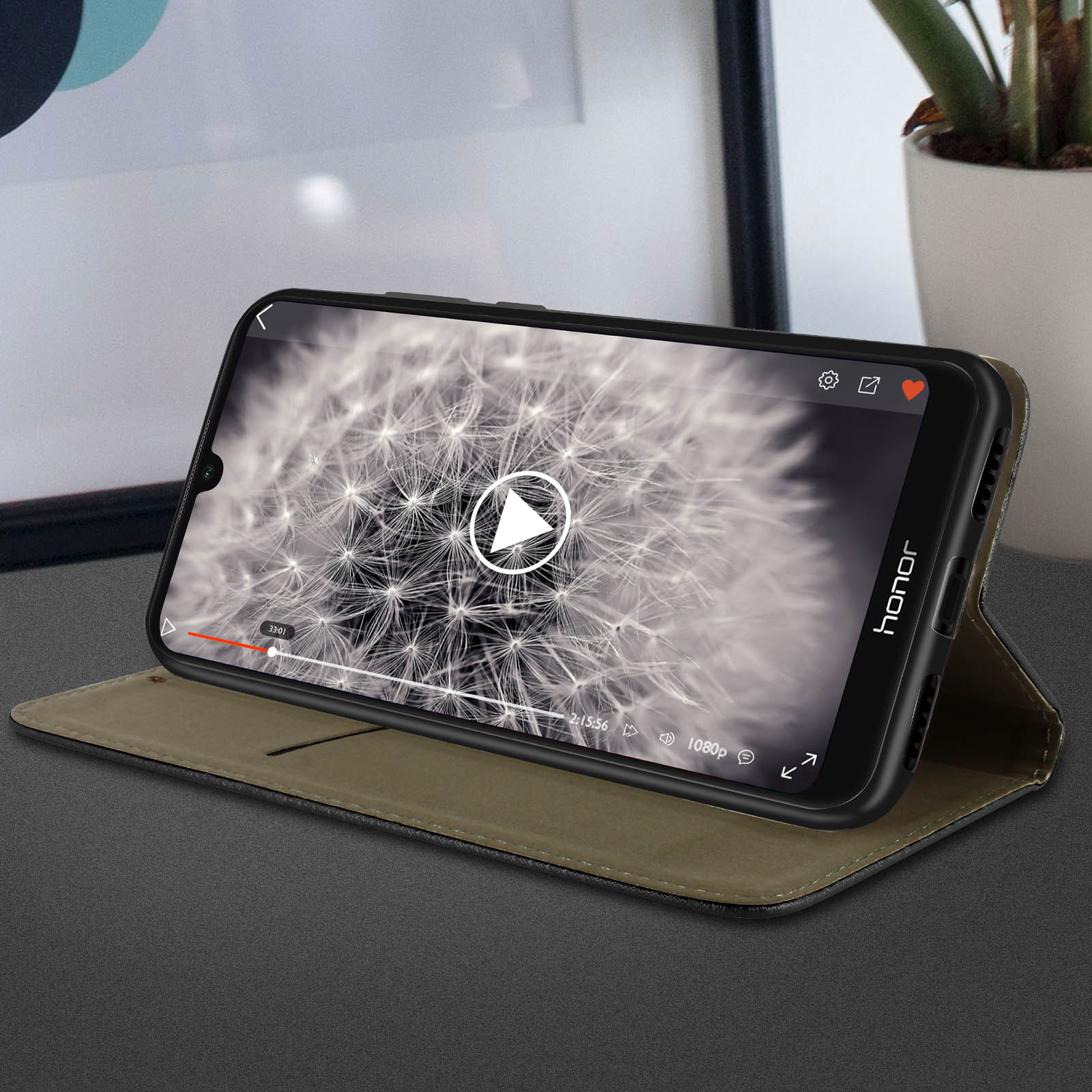 Per Alcatel 1 5033X Nuovo Pelle Nera Portafoglio Custodia Cover Telefono - Foto 5