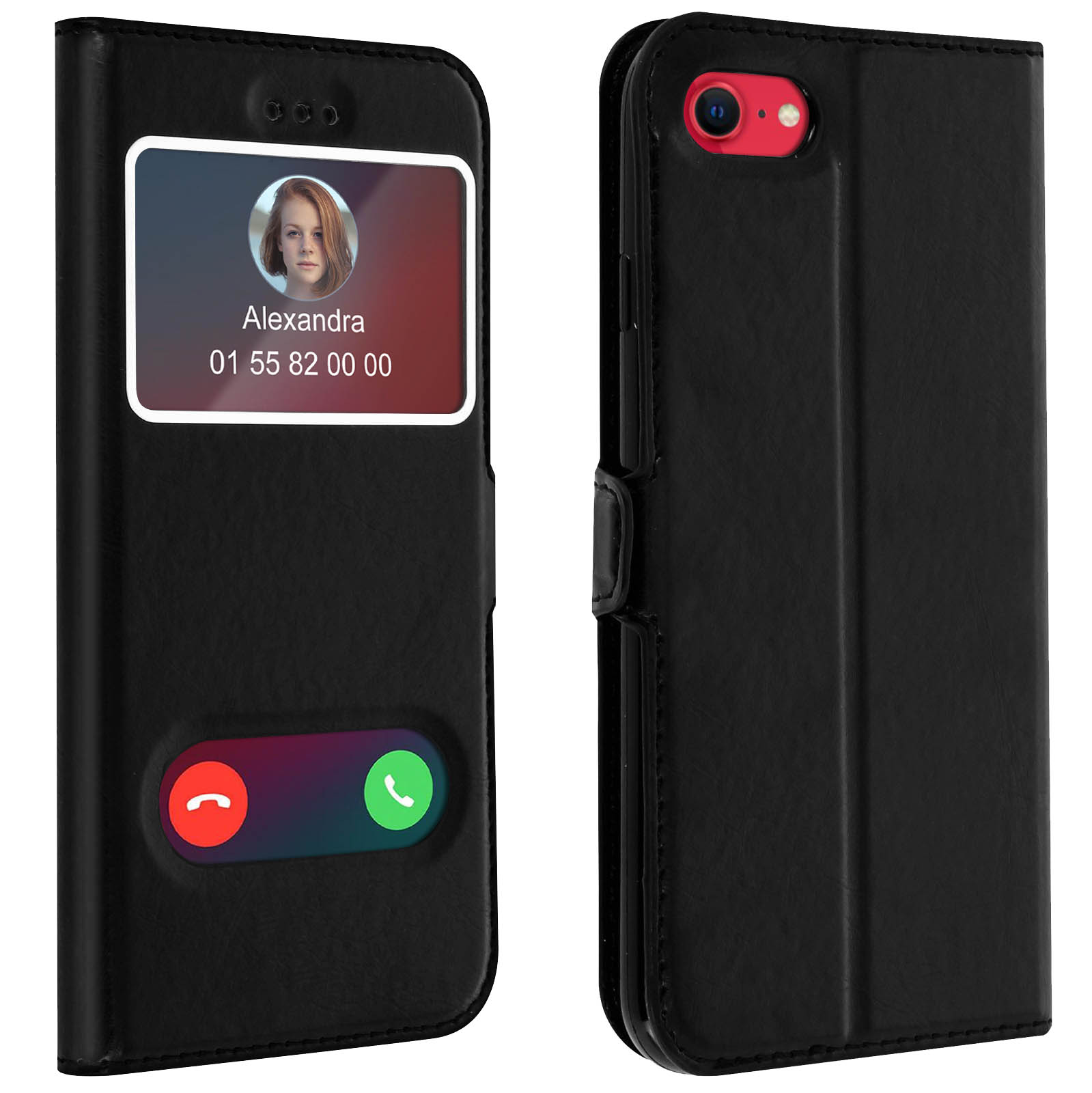 Butnyeoe per iPhone SE(2022)/(2020) Cover Libro, iPhone 8/7 Custodia, Portafoglio Pelle PU Antiurto con Porta Carte, Pieghevole Cavalletto Elevata