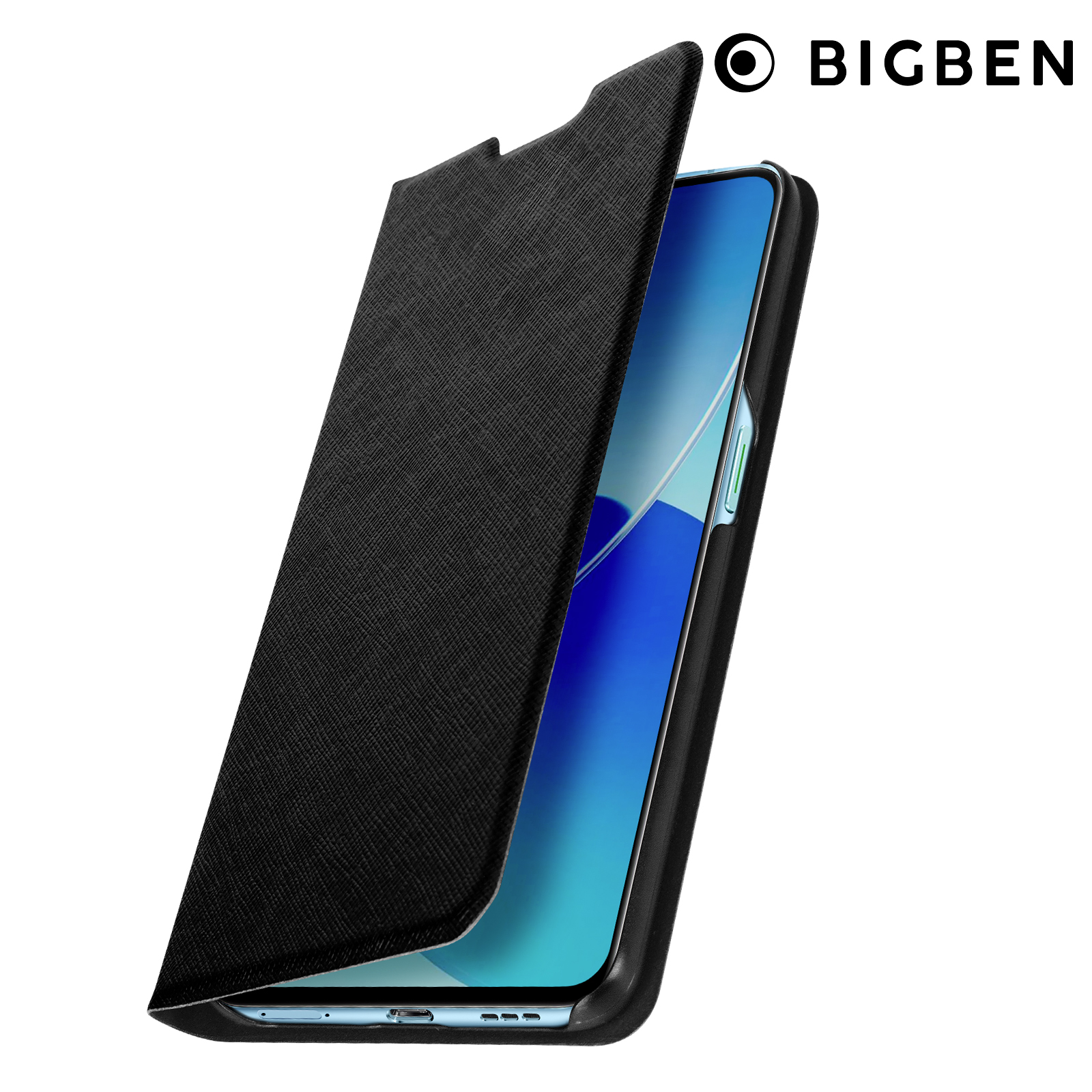 Housse pour téléphone pour Oppo Reno6 Pro 5G Coque portefeuille noir