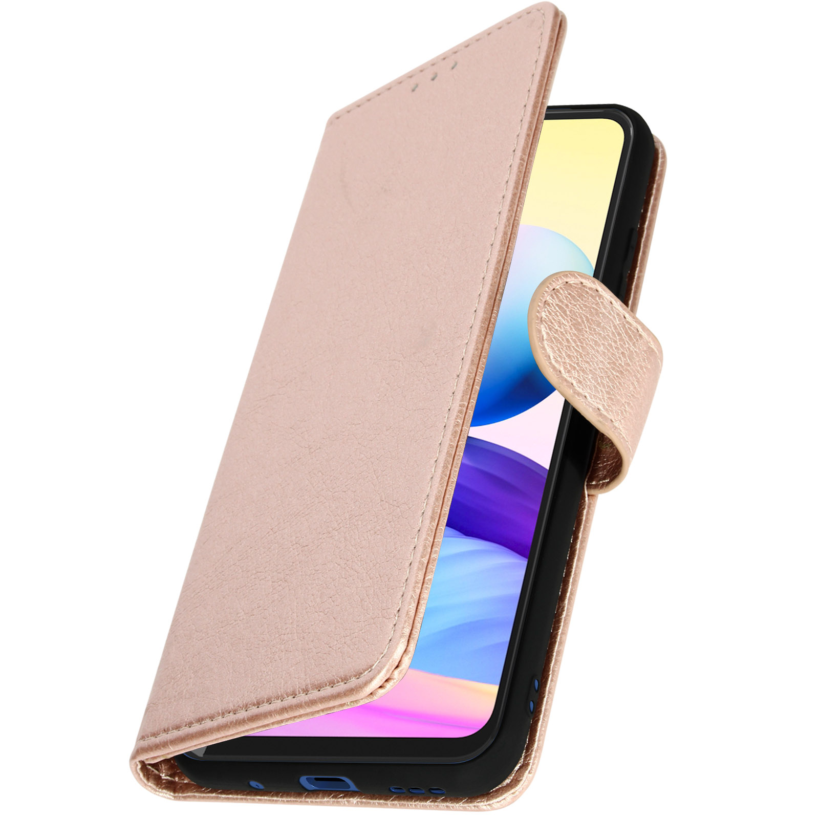SATURCASE Custodia per Xiaomi Redmi Note 10 5G, Lucky Clover PU