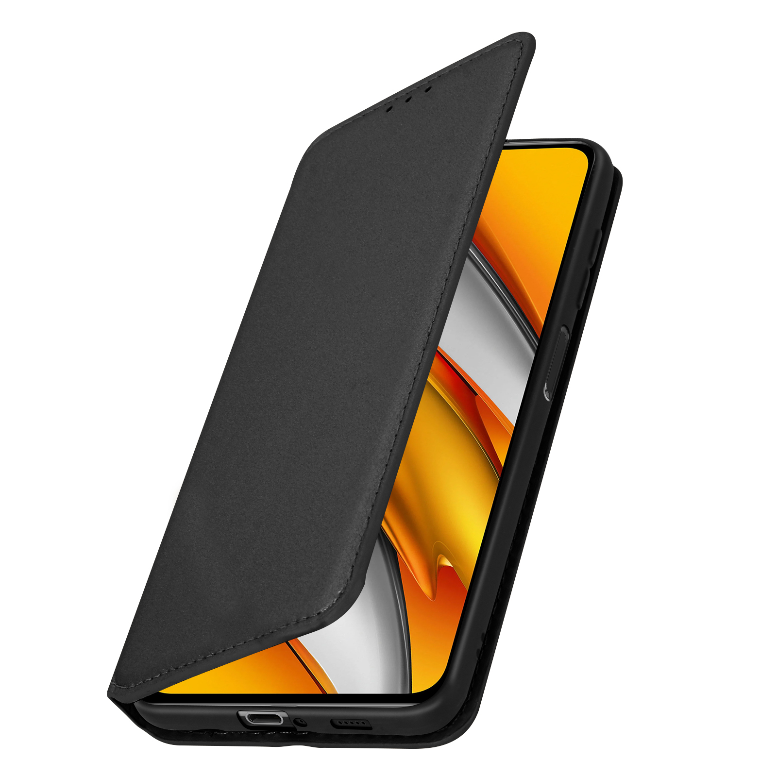 Coque Xiaomi Poco F3. Smart Miroir Placage Miroir à Rabat Xiaomi Poco