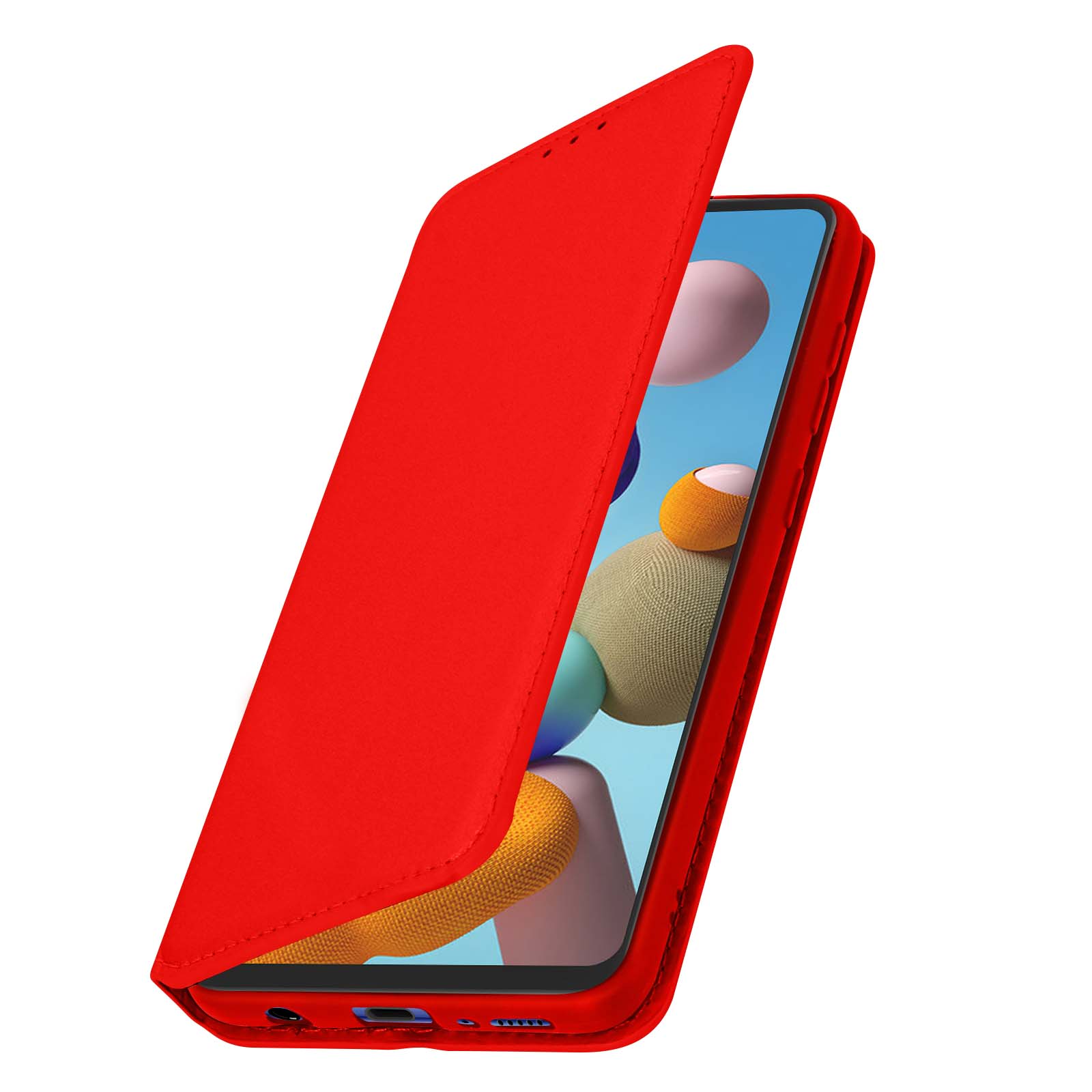 Custodia Flip Portacarte e Stand Video - blu per Samsung Galaxy