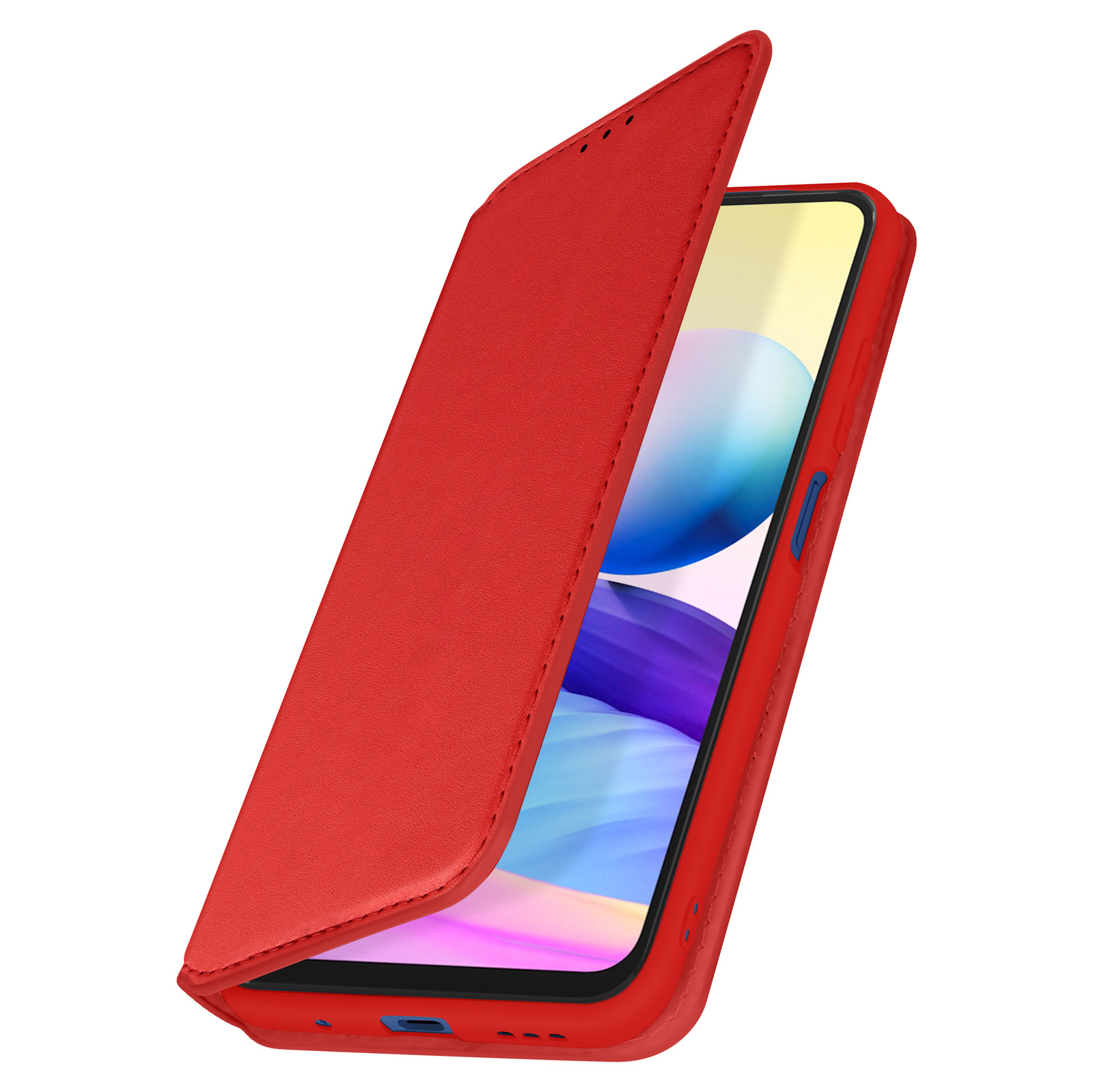 DENDICO Cover per Redmi Note 10 PRO 4G, Antiurto Custodia a Libro in PU Pelle, Protettiva Portafoglio Cover con Supporto per Xiaomi Redmi Note 10 PRO 4G, Nero