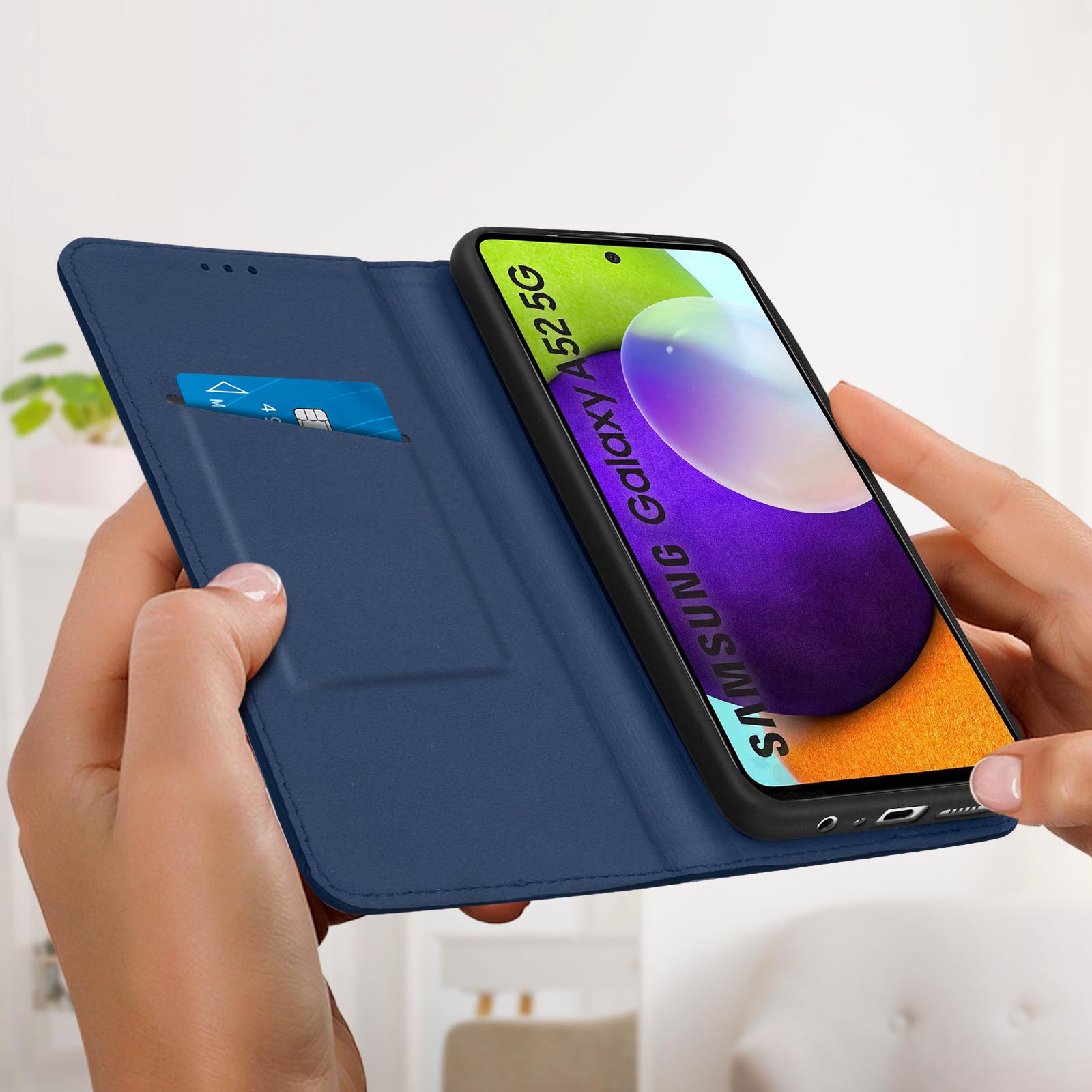 Custodia protettiva per Oukitel WP52 marron portafoglio in ecopelle