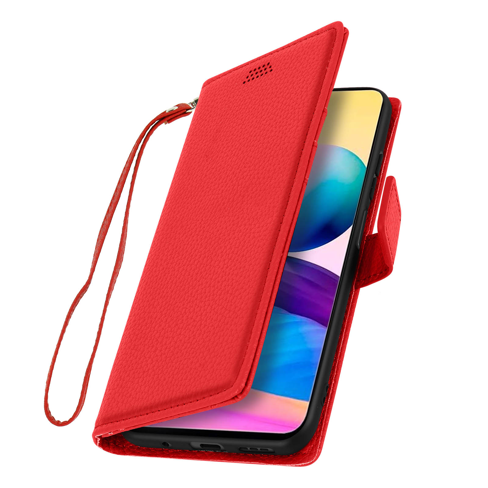 Suncase Custodia Libro Per Xiaomi Mi Note 10 Pro - Pelle Vera Con Portacarte E Supporto Da 887963