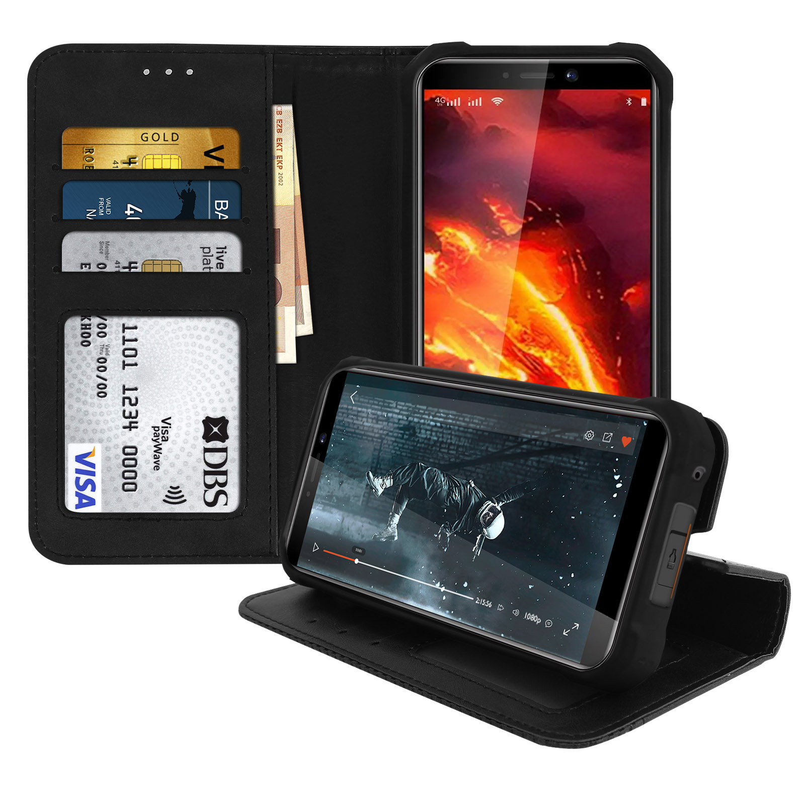 Housse Caseroxx Pour Oukitel WP56 - Etui Bookstyle à Rabat Avec Poches Cartes