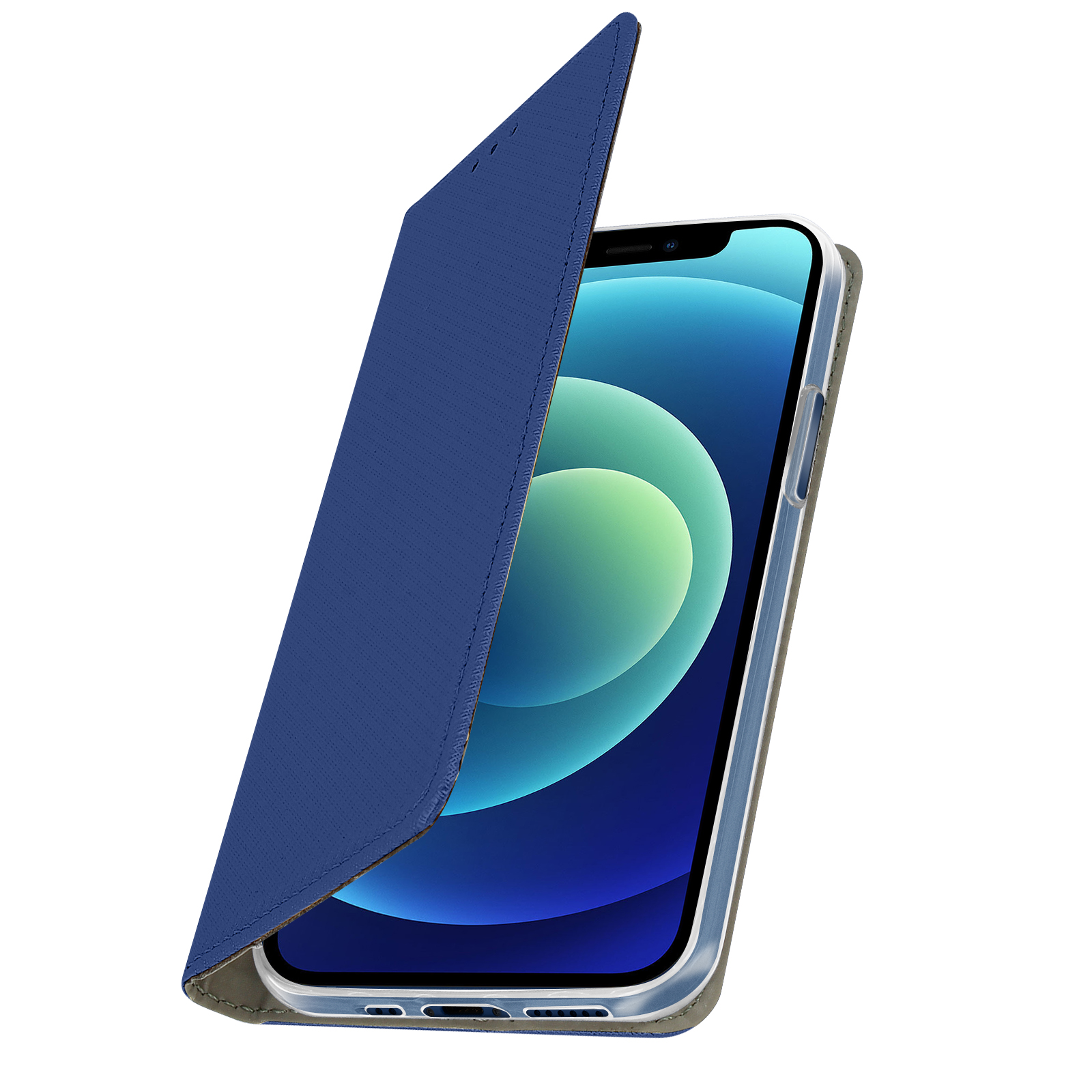 Flip Cover per Apple iPhone 12 a Libro Custodia Magnetica Portafoglio in Pelle