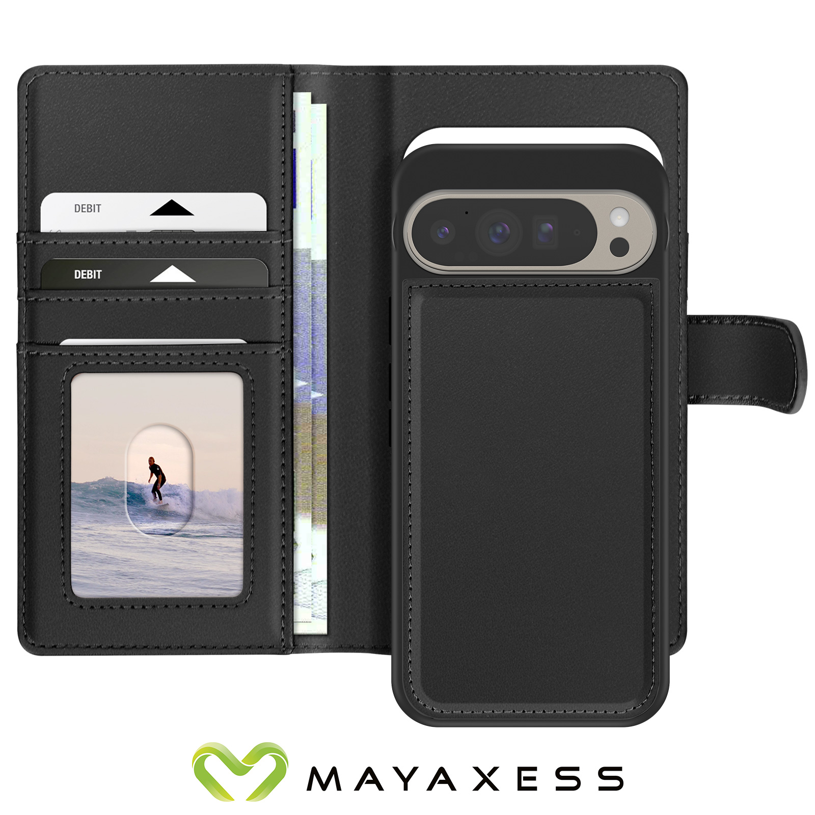 Étui Luxe Cuir De Mouton Pour Google Pixel 10 / 9 Pro XL / 9A – Antichoc MagSafe