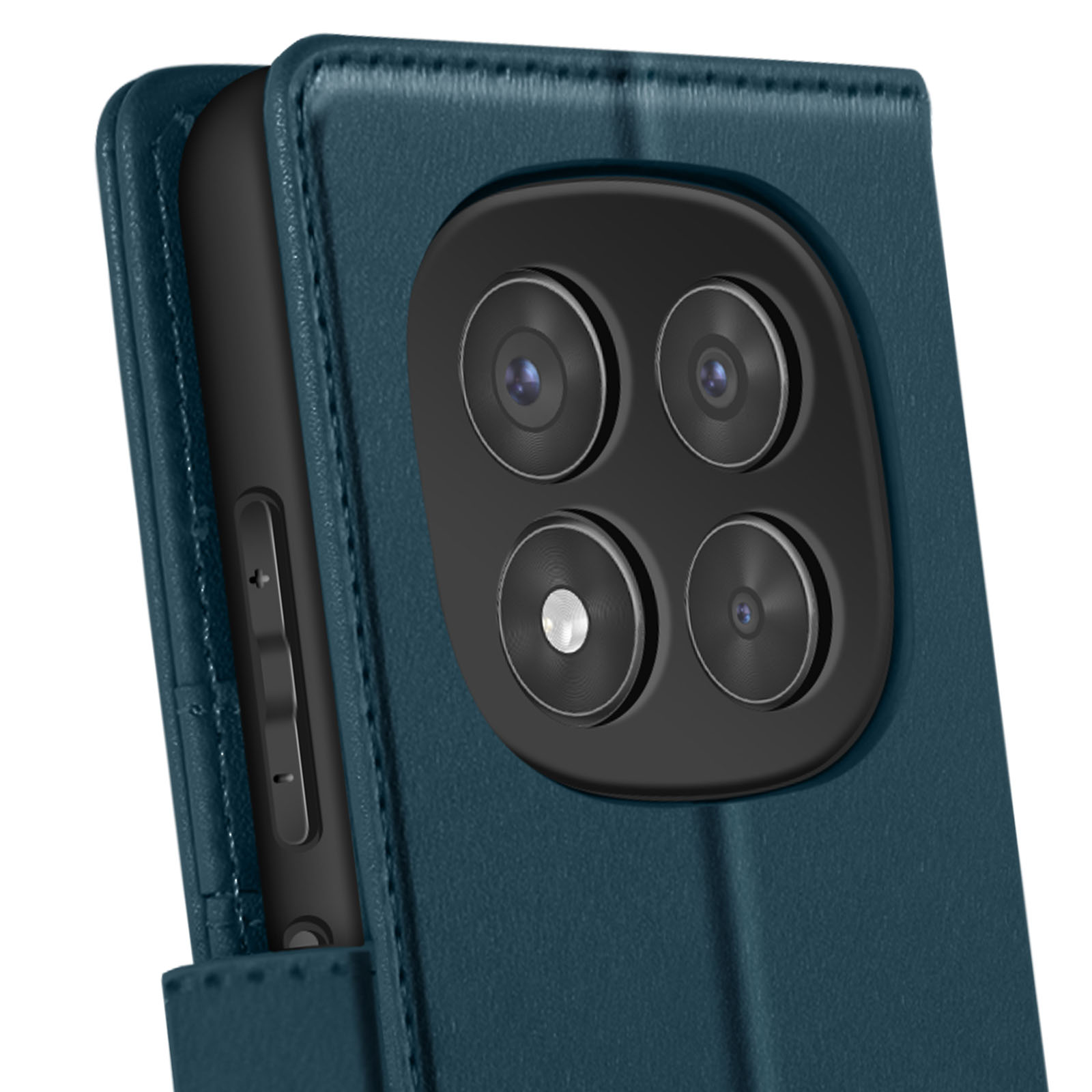 TECHTA Coque pour Xiaomi Redmi Note 14 Pro 5G / Note 14 Pro 5G / POCO X7 5G , Housse Clapet Protection Pochette Antichoc - Bleu - Téléphonie