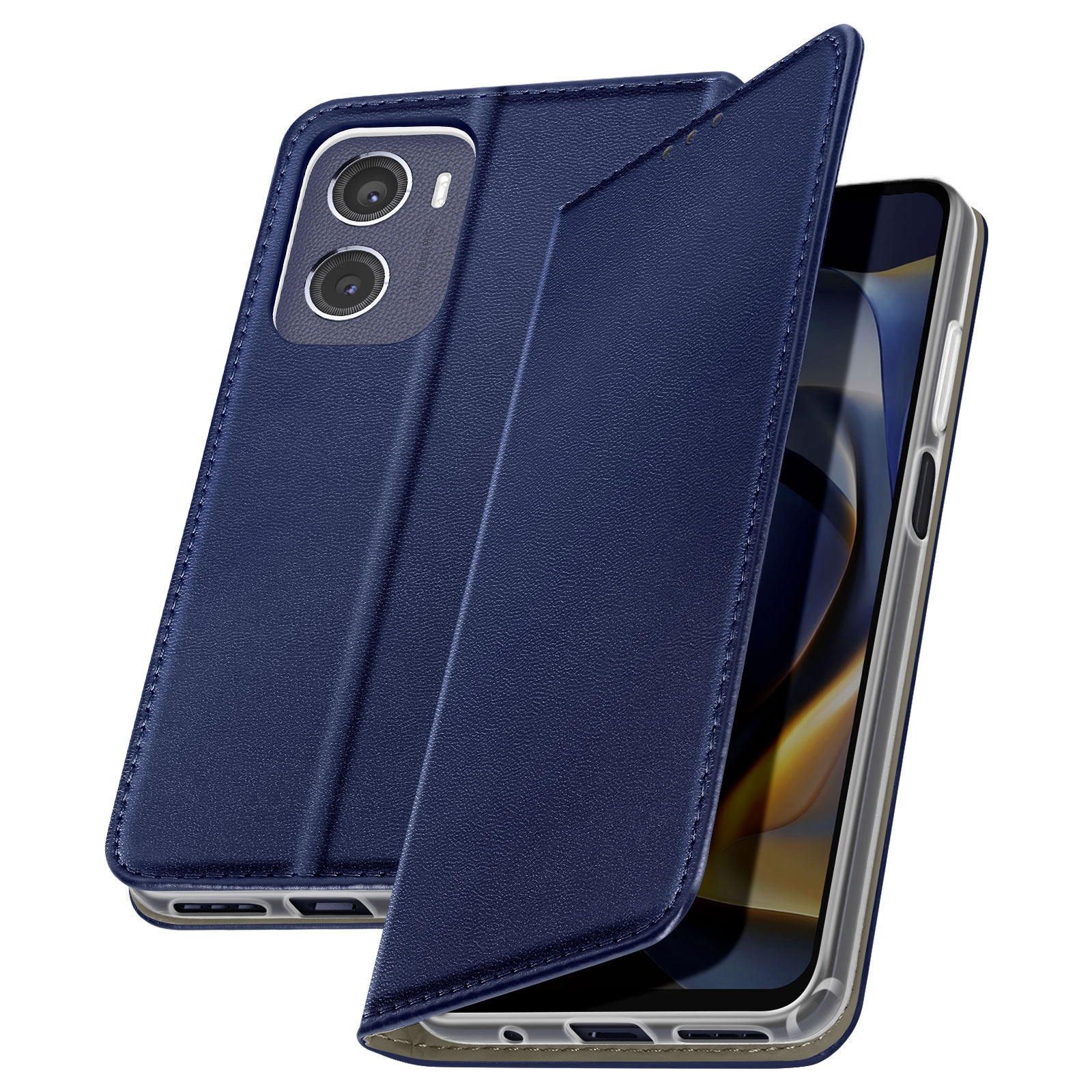 Coque étui Livre (bookstyle) Pour Motorola Moto G84 5G - Fermeture Magnétique - Noire