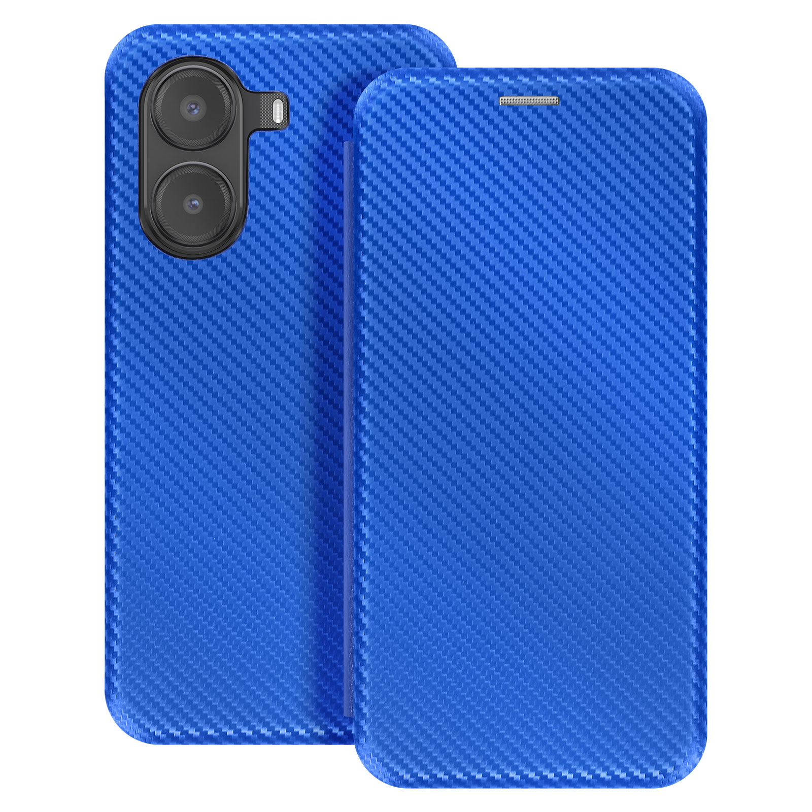 Xiaomi Poco X7 Pro 5G Hülle – PU Leder, Mit Kartenfächern, Magnetischer Schnalle & Standfunktion, Oranger Frosch Design