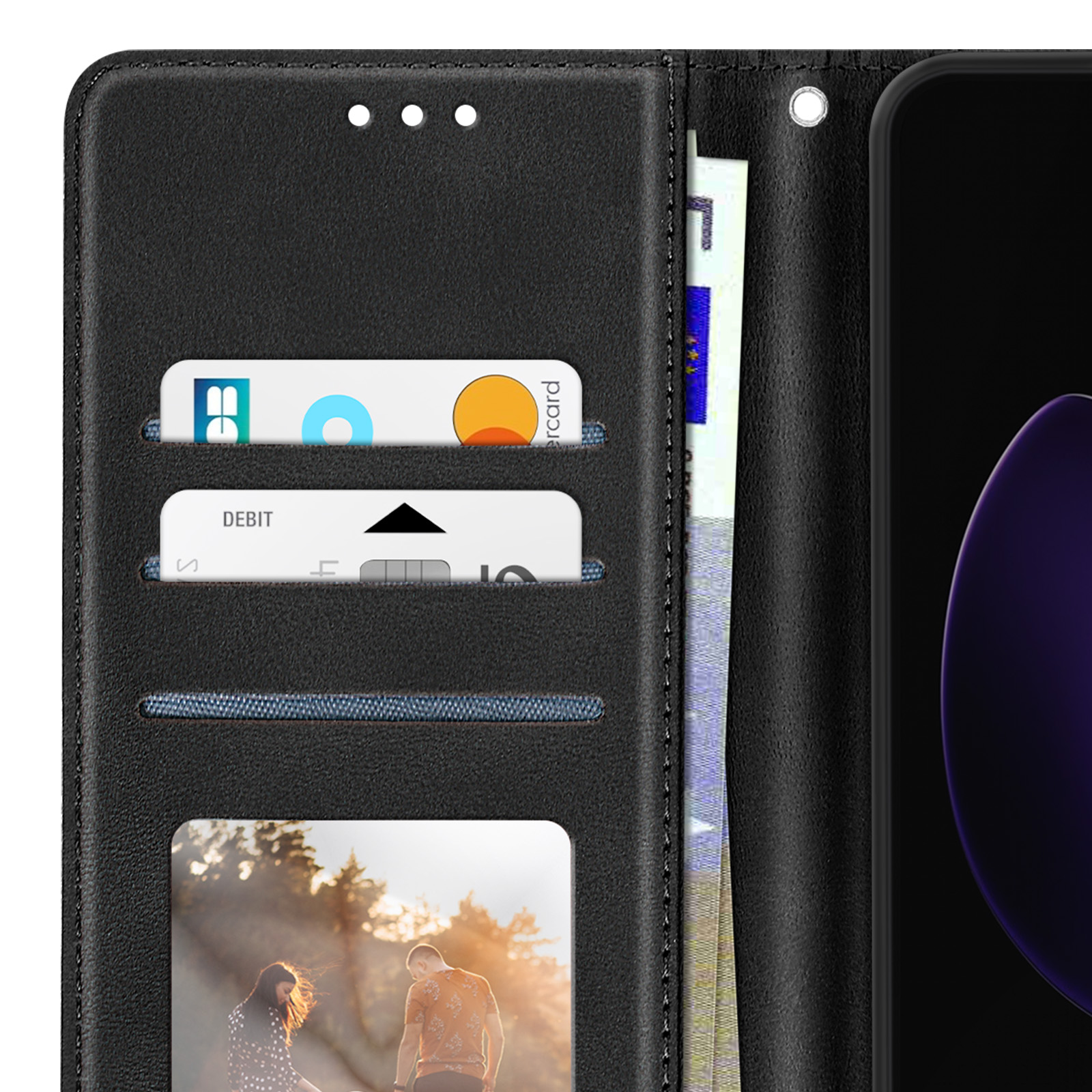 Rerzoiro Cover per Oppo Reno 13 5G Custodia Portafoglio [Blocco RFID] Premium Pelle PU Wallet Case Flip Libro con Porta Carte Slot Supporto Flip Case per Oppo Reno 13 5G, Marrone