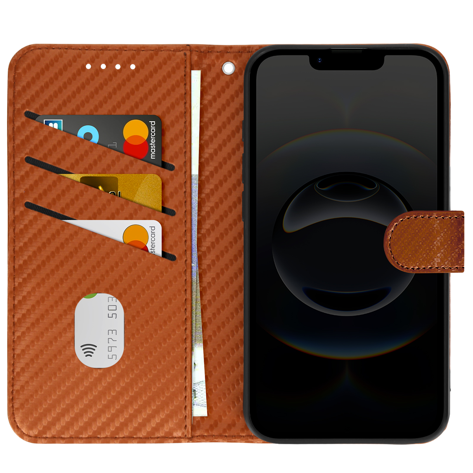 Scarico Gennaio Teseo Portafoglio Con Fermasoldi Spedizione Spazioso Pop - Foto 3