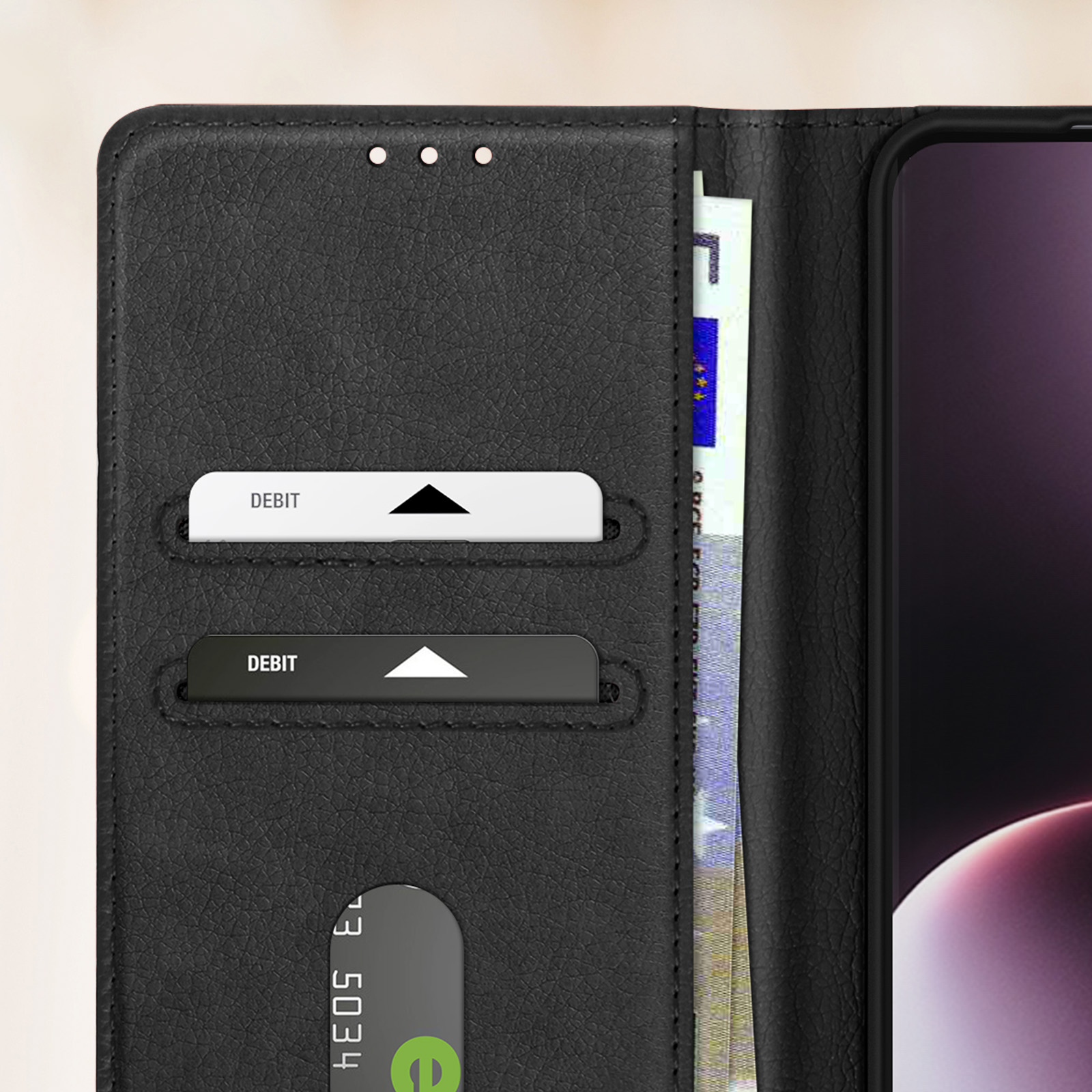 Custodia Flip Honor 200 Lite GOKEN - Cover Portafoglio In Pelle Con