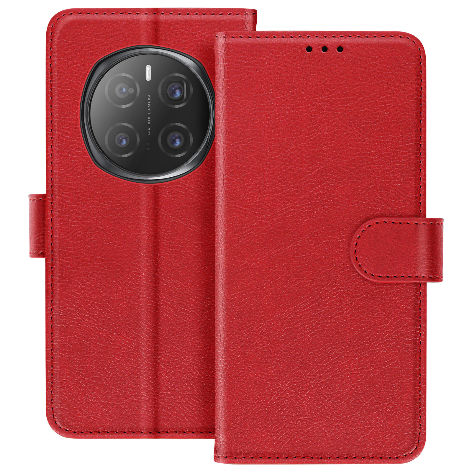 Custodia in pelle per telefono antiurto per Honor Magic V2 Celebrity