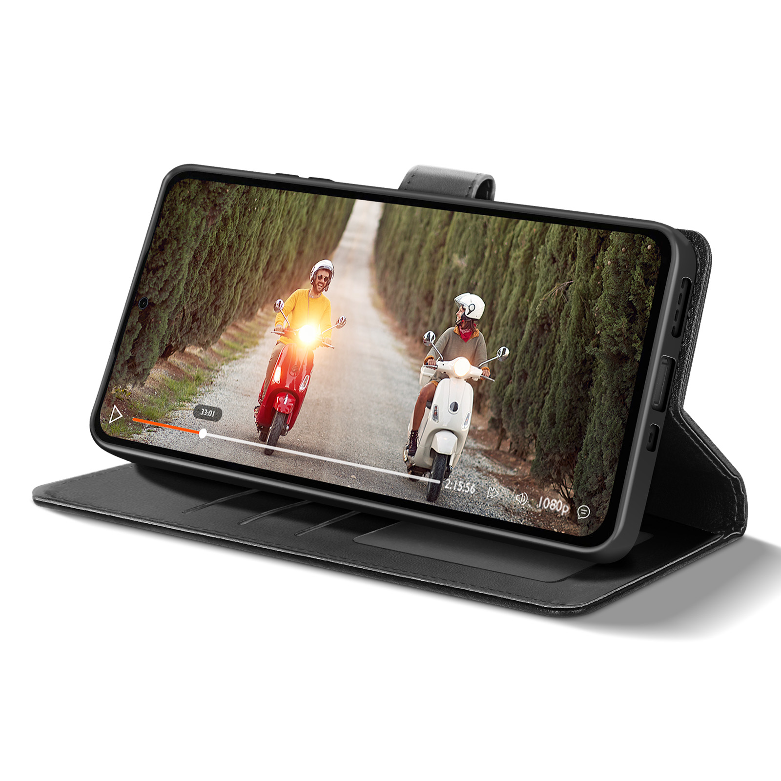 PEIYE Cover Pelle per Realme C55, Portafoglio PU Pelle Slot