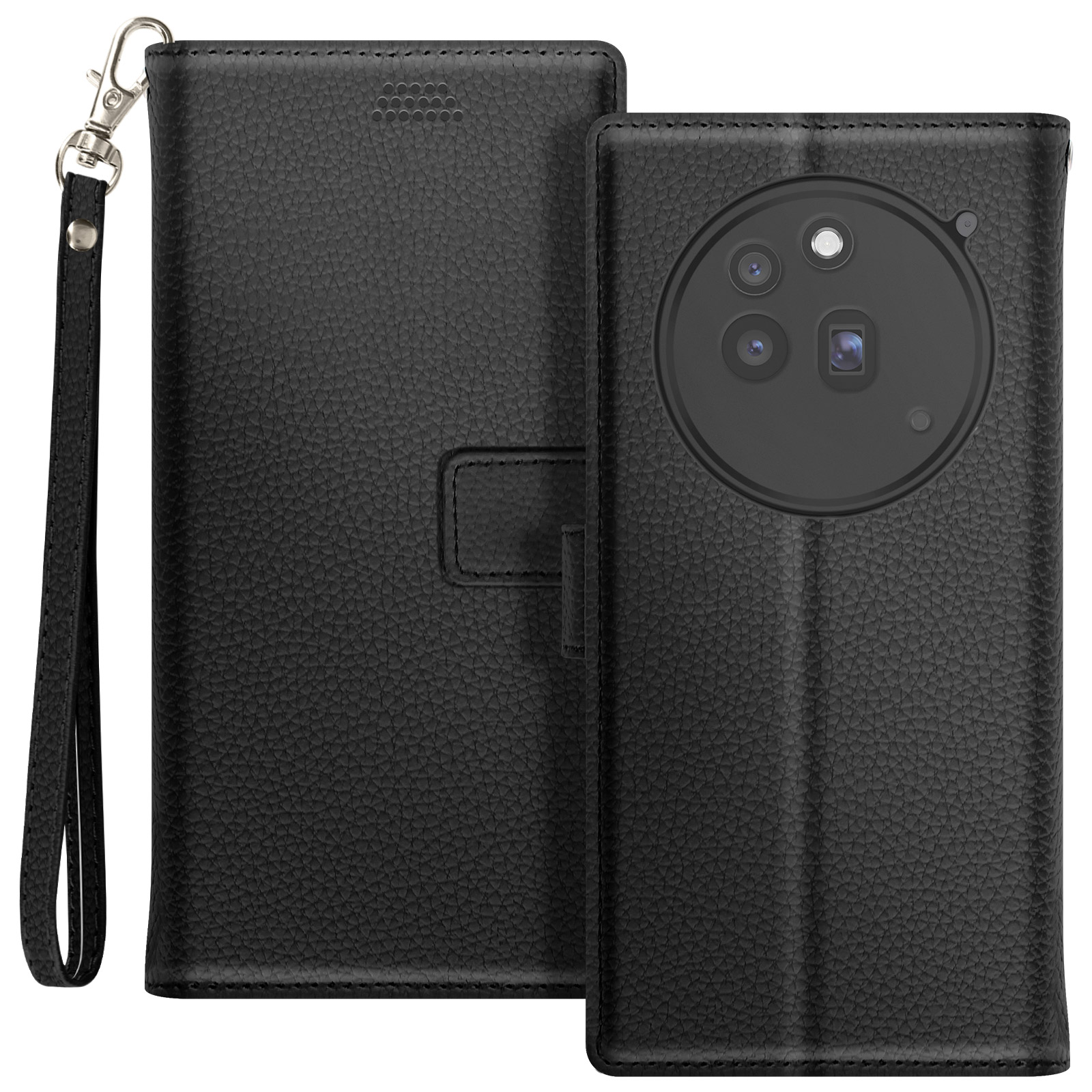 Custodia EasyShow Per Nothing Phone (3a) Pro – Portafoglio In Fibra Di Carbonio Con Supporto E Slot Carte