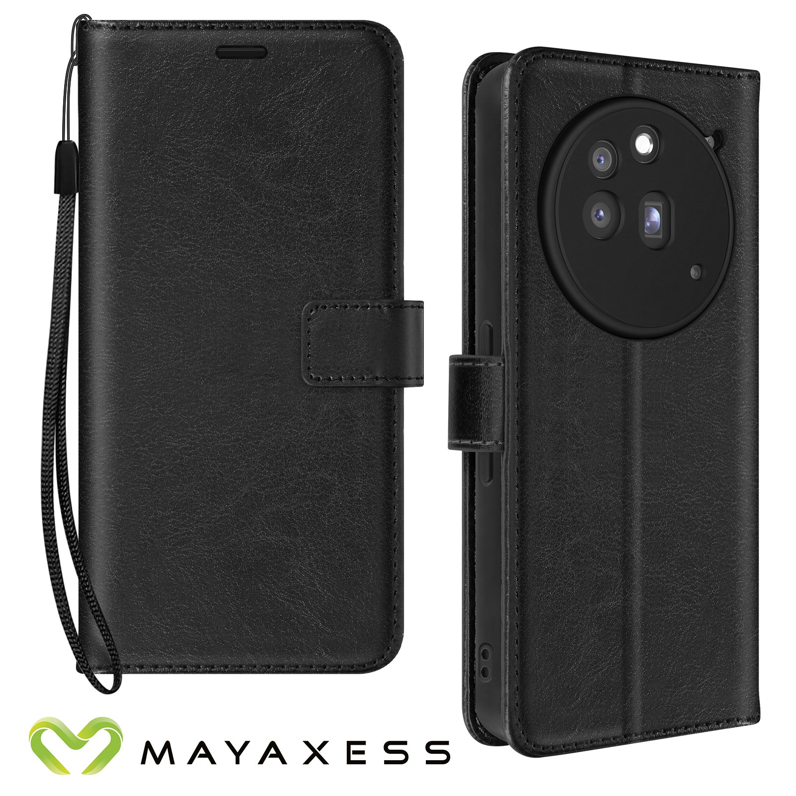 Custodia HONLEN Per Nothing Phone (3A) | Retro In Pelle PU, Paraurti Antiurto, Stile Business, Arancione, Fori Precisi