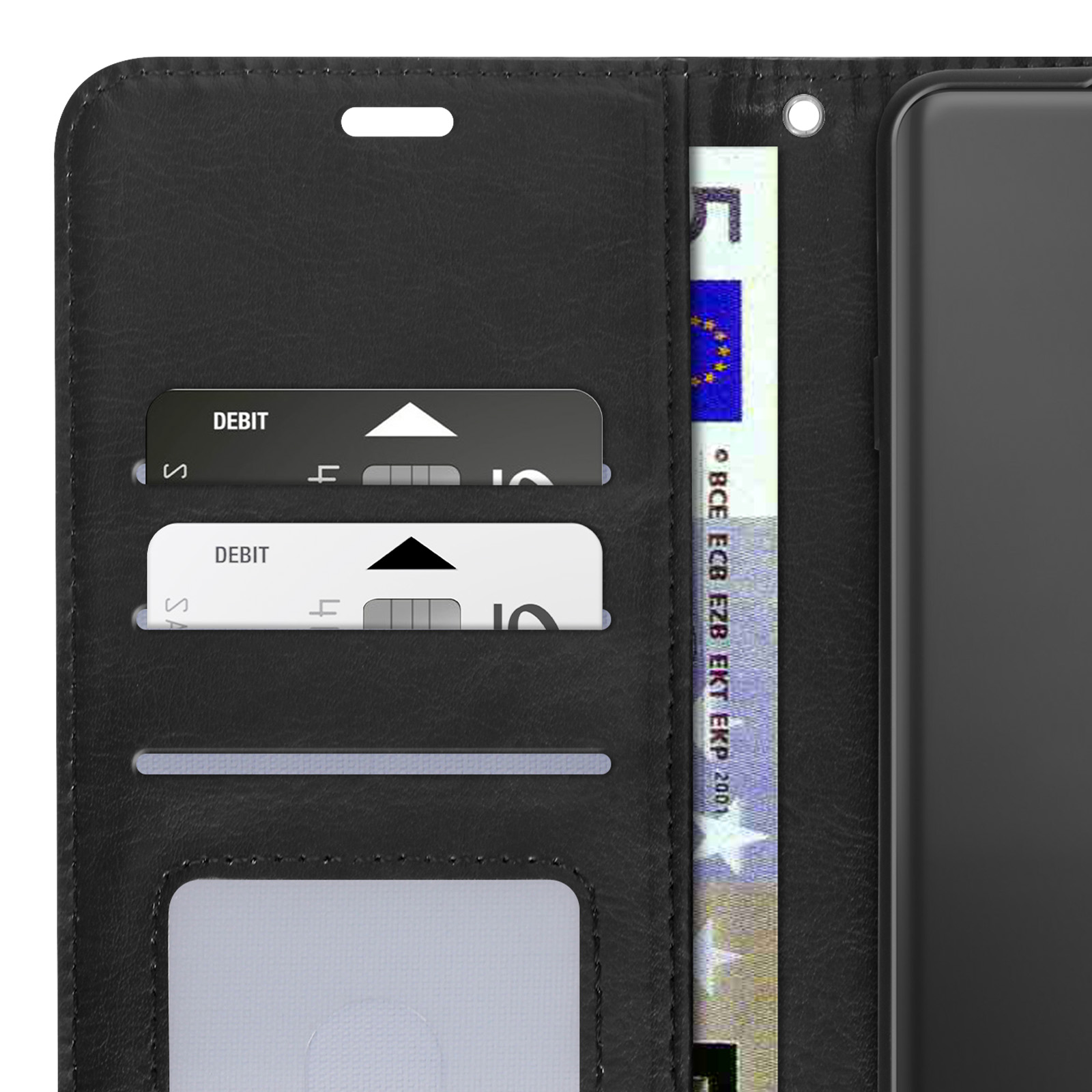 BRAND SET Wallet Cover per Motorola Edge 20 Pro/Edge S Pro, Custodia Flip PU Pelle Portafoglio [Slot Schede] [Funzione Stand] Cover Libro per Motorola Edge 20 Pro/Edge S Pro-Marrone Scuro