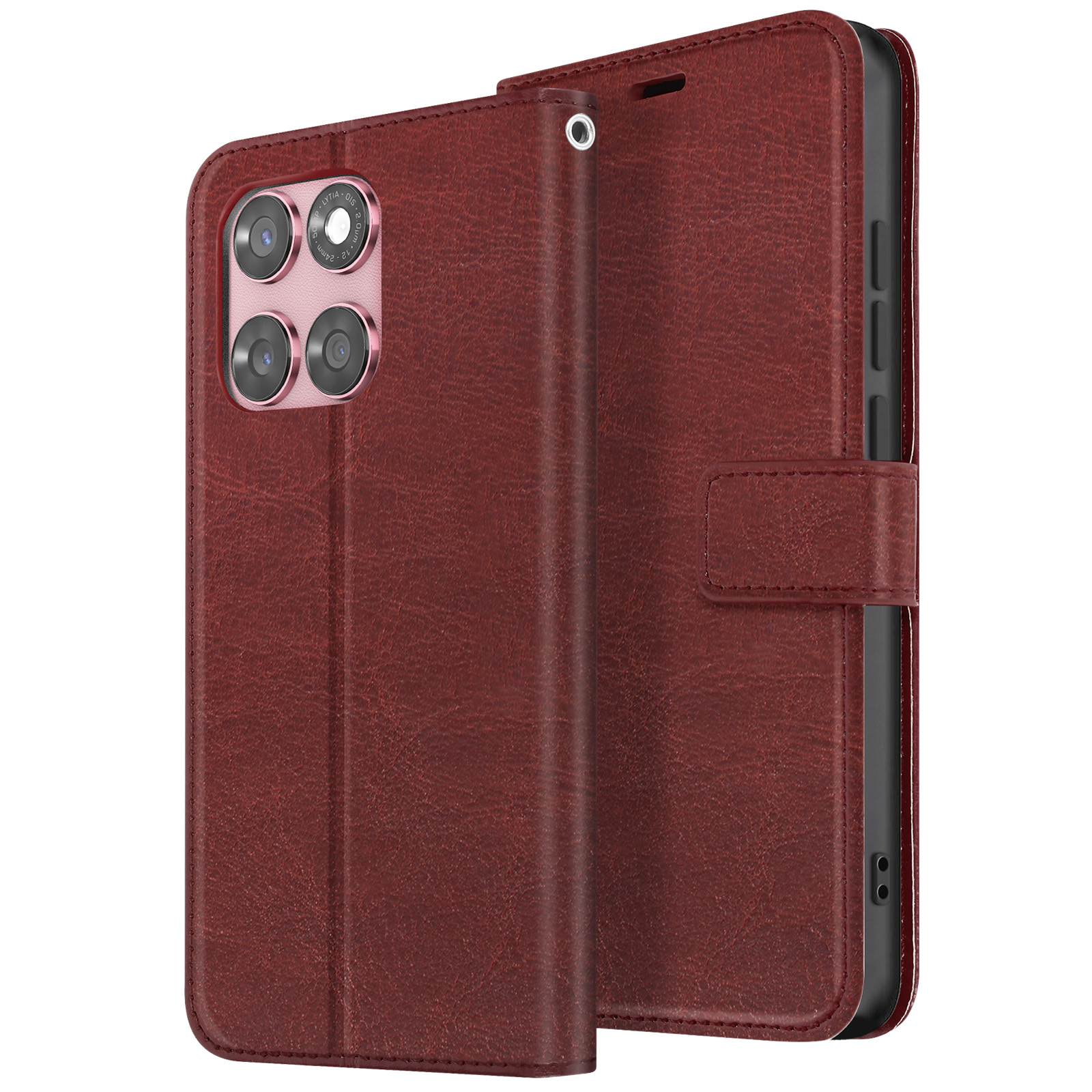 Cover Custodia A Libro Con Clip Magnetica Per Motorola Edge 60 / 60 Fusion: Morbida E Sottile - Foto 6