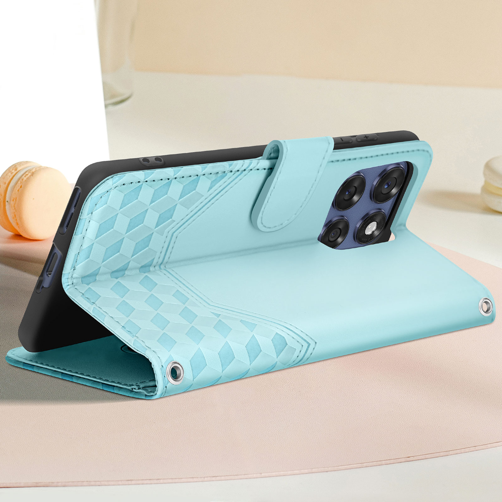 BoxTii Cover per Motorola Edge 40, Custodia in PU Pelle Portafoglio, Magnetica Cover a Libro con Slot per Schede per Motorola Edge 40, Nero