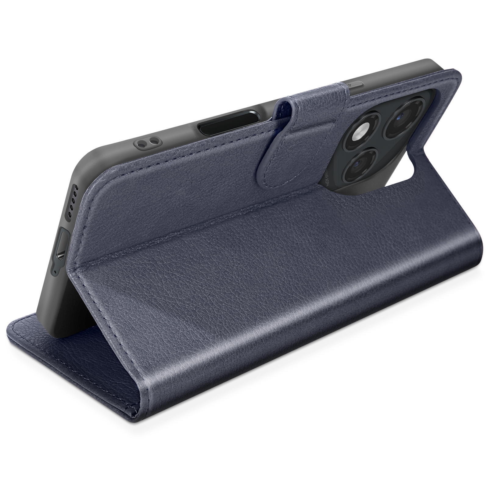Custodia A Portafoglio In Pelle Sintetica Per Honor 400 Lite - Con Supporto E Slot