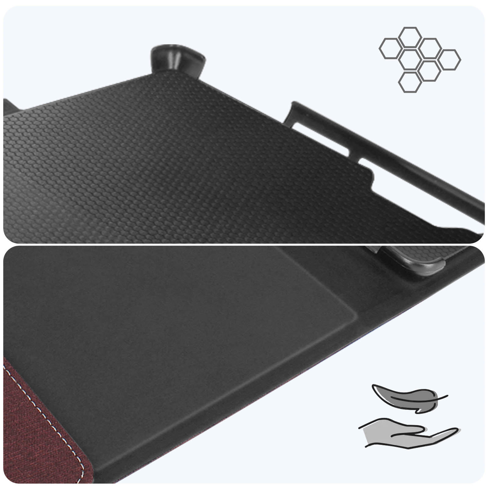 Custodia per Microsoft Surface Pro 7+/Pro 7/Pro 6/Pro 5/Pro 4/Pro LTE da 12,3, custodia protettiva robusta, con porta pennino e cinturino da polso