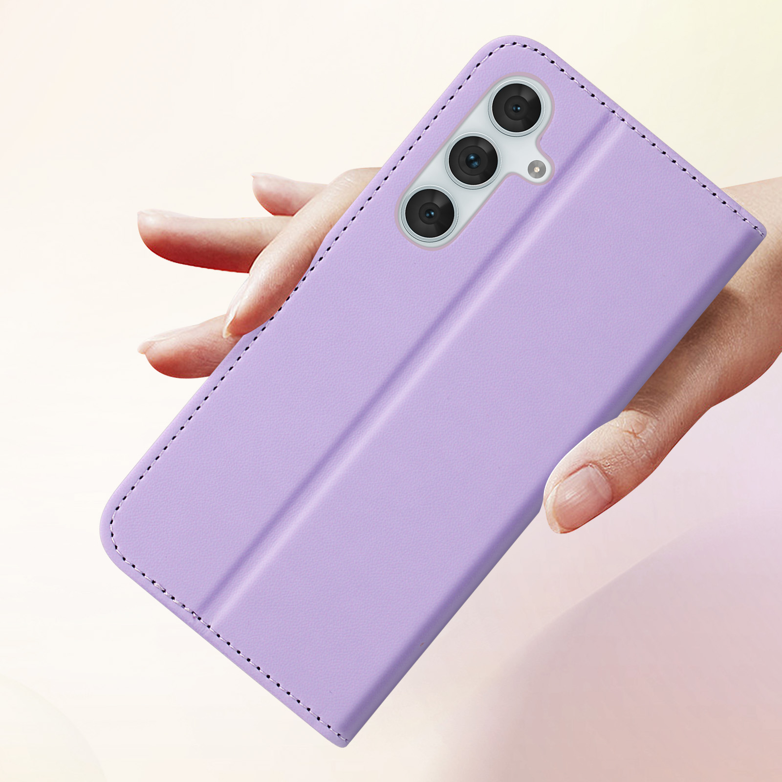 Custodia Portafoglio In Pelle Con Magnetica Per Blackview A55 - Rosa - Con Slot Per Carte, Supporto E Chiusura A Libro - 3