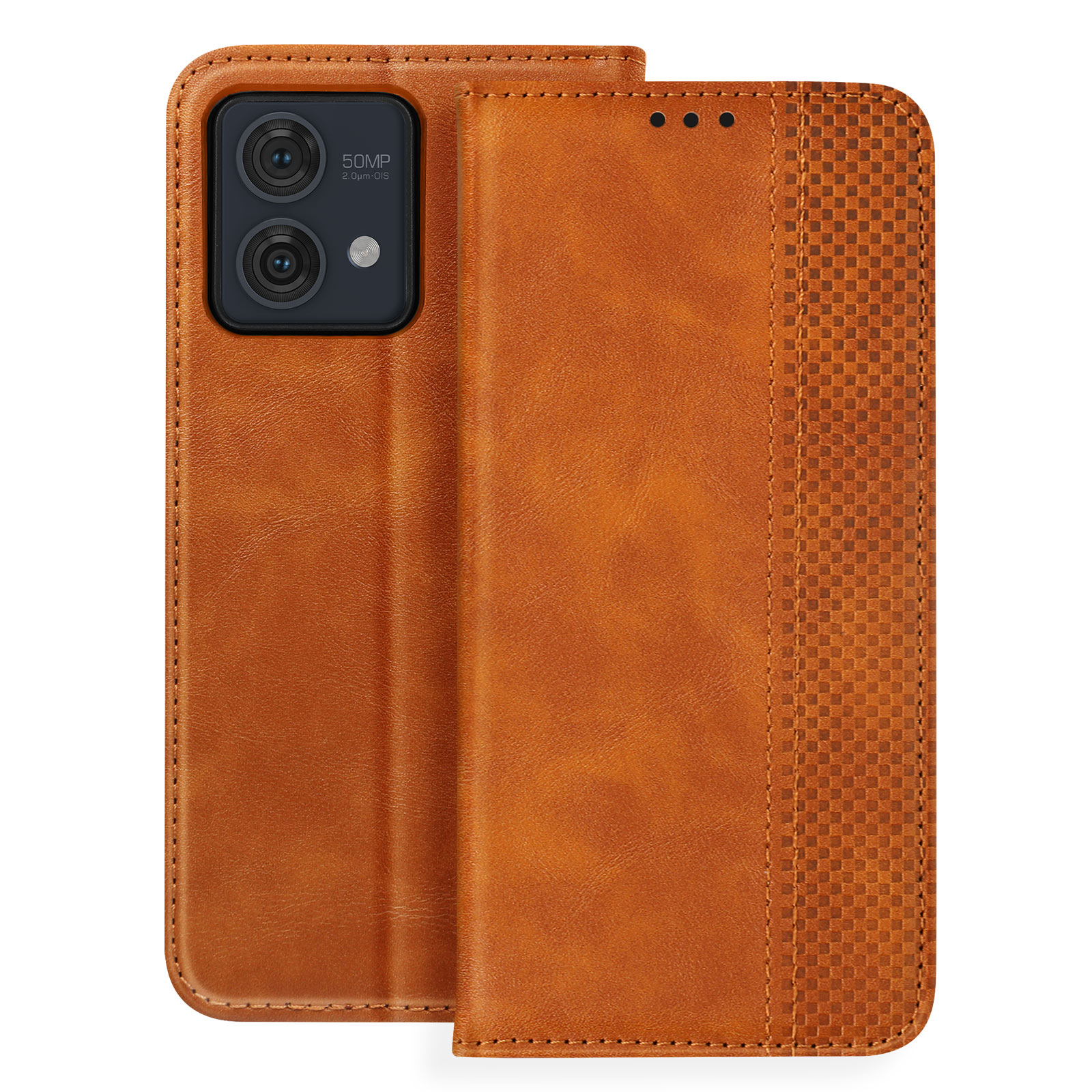 Cover Custodia Folio in Pelle per Motorola Moto G84 5G