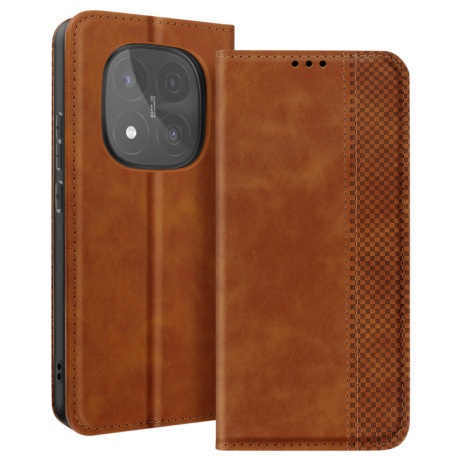 Custodia Portafoglio In Ecopelle Con Motivo Farfalla Diamanti Per Xiaomi Redmi Note 14 Pro 5G, Con Supporto E Slot Carte - 3