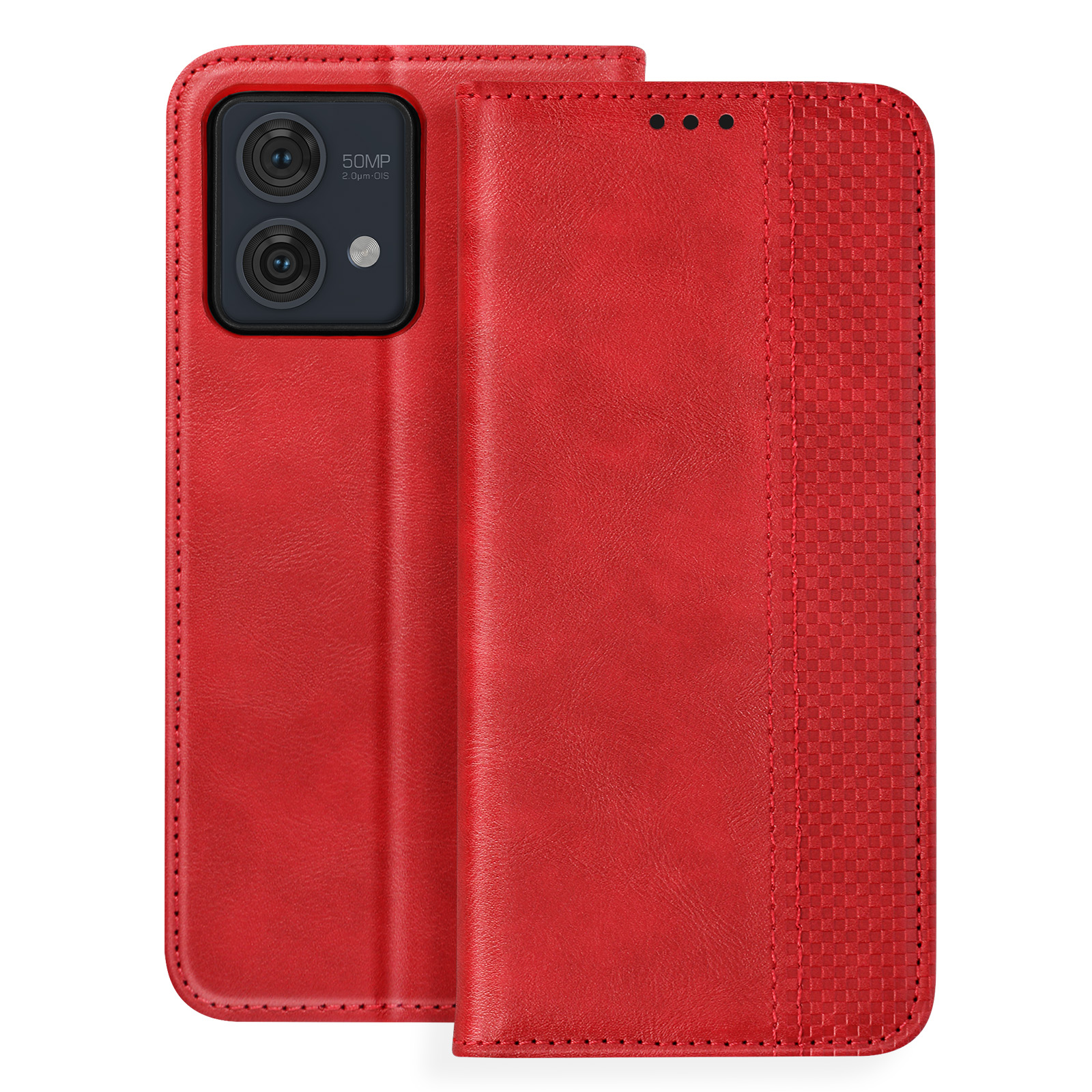 SDTEK Per Motorola Moto G84 Custodia Premium Opaca (Blu) Cover Antiurto - Protezione Slim Fit