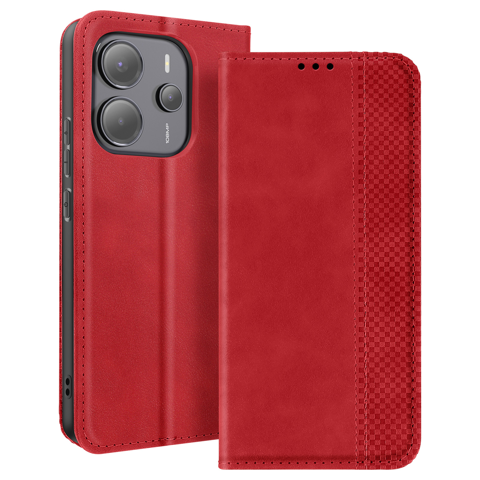 Custodia Con Patta Per Xiaomi Redmi Note 11 Pro – Gomma Morbida E Porta Carte – Colore Nero