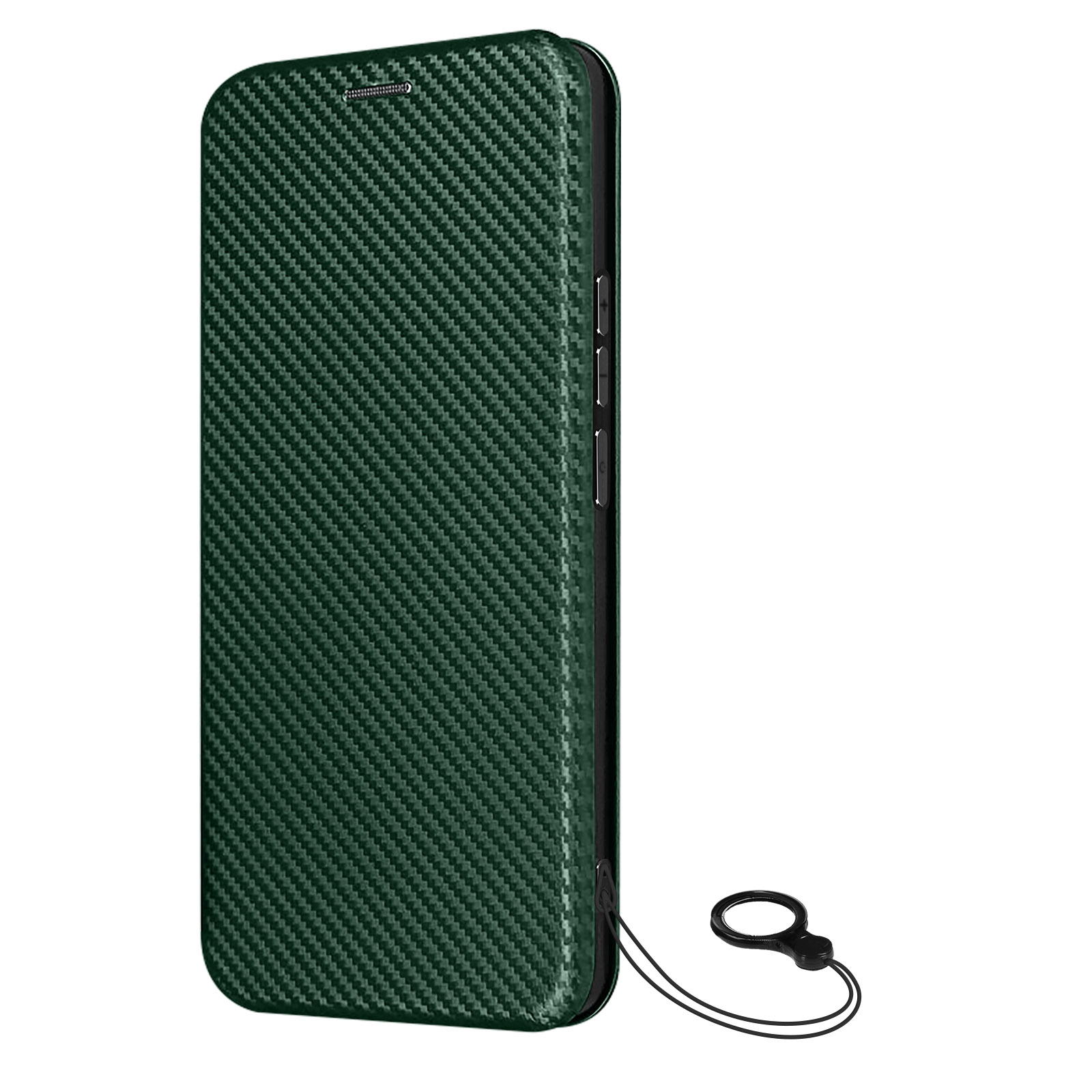 Custodia DEDUX Per Realme 11 Pro / 11 Pro+ Plus 5G, Cover In Vetro Temperato Sfumato + Paraurti TPU, Blu/Rossa