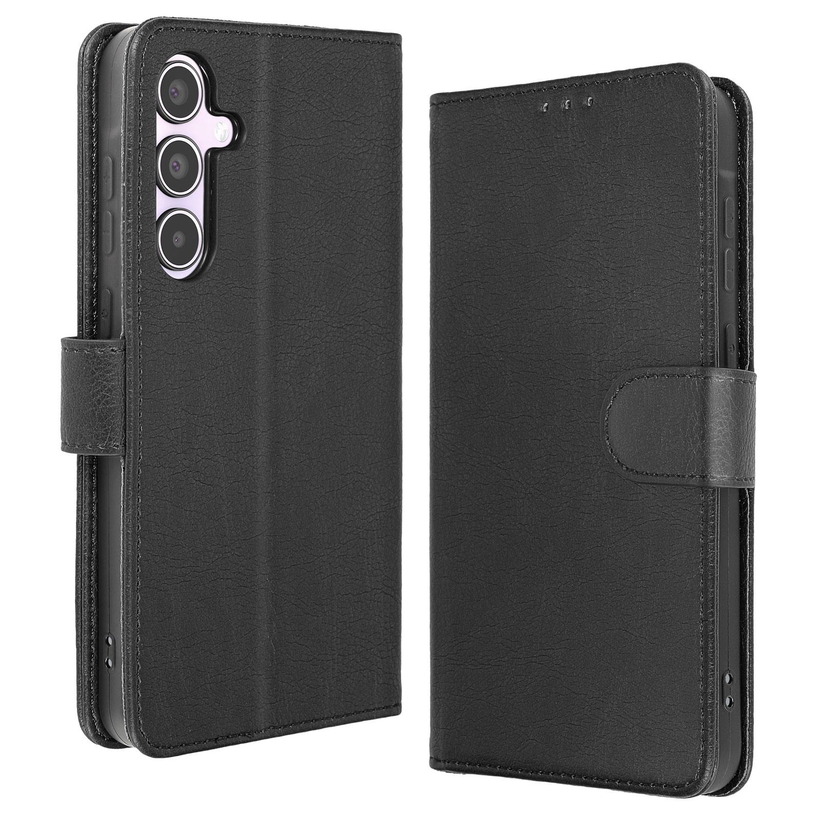 Chesterfield schwarze Portemonnaie-Hlle fr Samsung Galaxy A55 5G - German