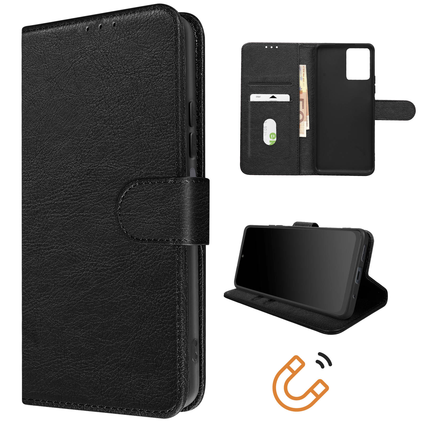 TAUYN Custodia In Silicone Per Xiaomi Redmi Note 12 4G - Ultra Sottile Antiurto Nero
