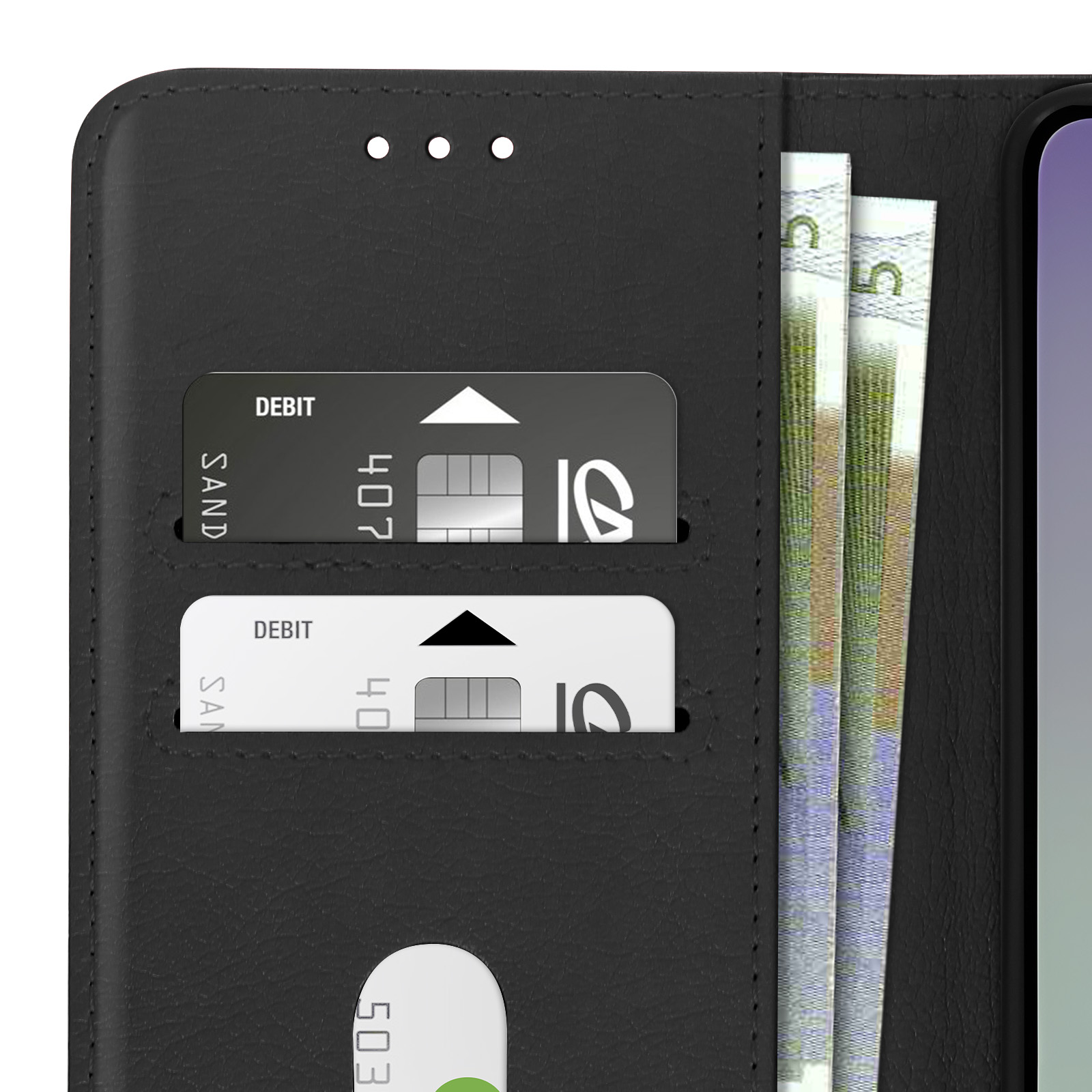 HTDELEC Coque Cuir Premium Flip Pour Xiaomi Redmi 14C 4G / Redmi A4 5G - Bleu Avec Support Et Fentes Cartes