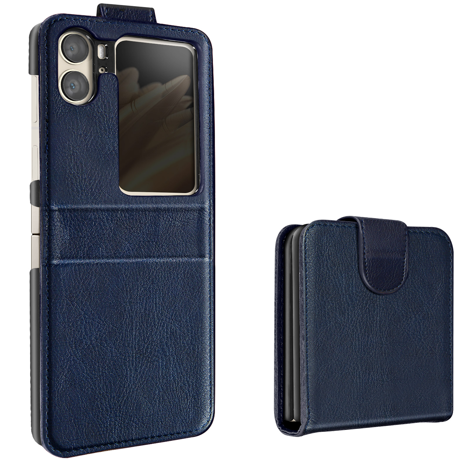 Cover Portafoglio Per Oppo Find X2 Neo Con Chiusura Magnetica E Slot Carte - Rosa