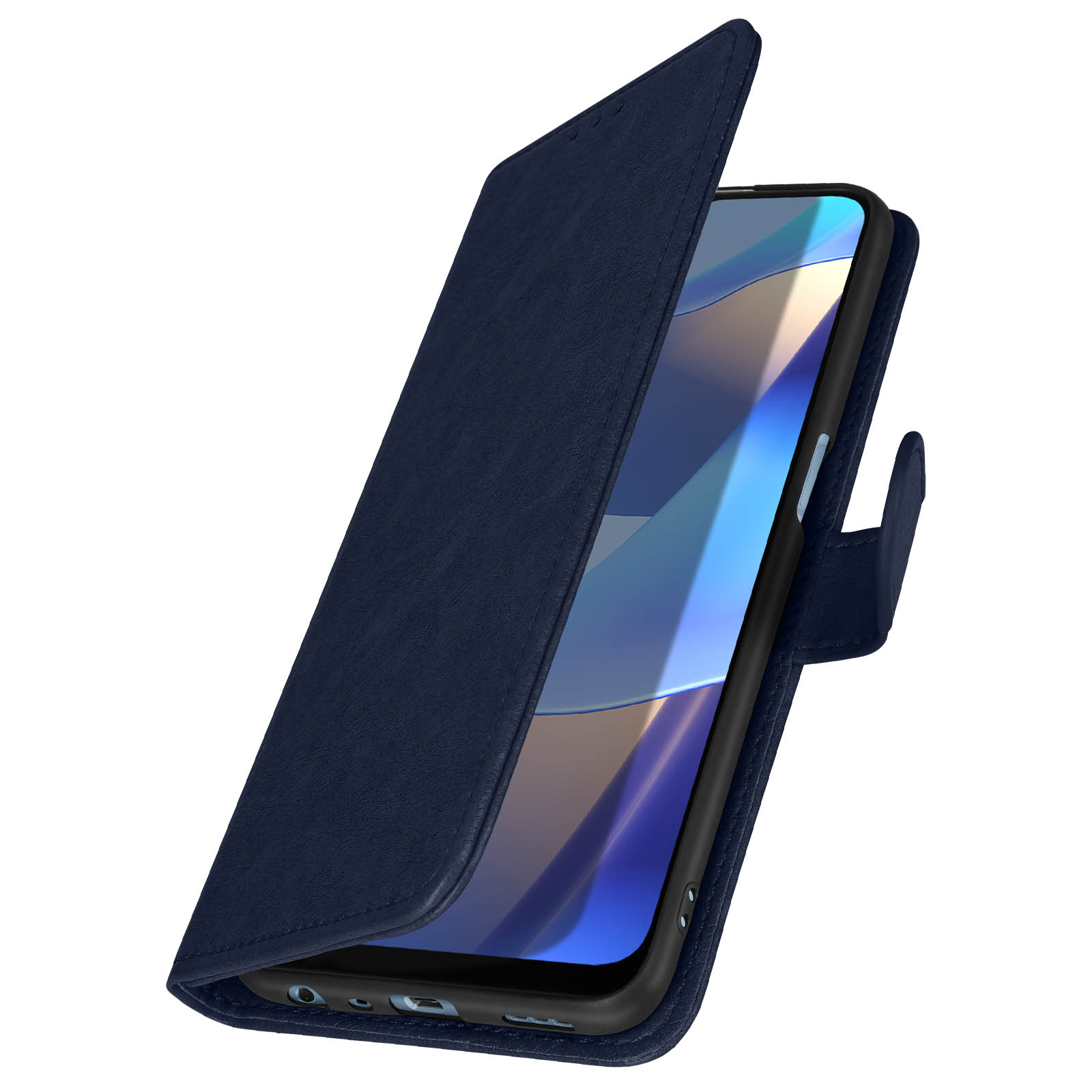 RankOne Custodia per OPPO A16 / OPPO A16s / OPPO A54s (6.52 Inches) Cover Morbida in Silicone TPU - Blu zaffiro