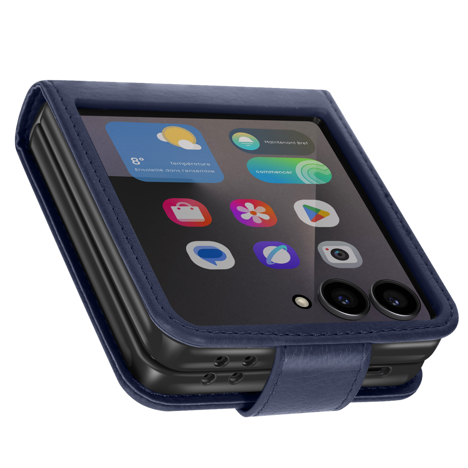 Custodia Portafoglio In Pelle PU Per Yezz Art 2 PRO 6.53: Cover Flip Protettiva Con Supporto (Blu)