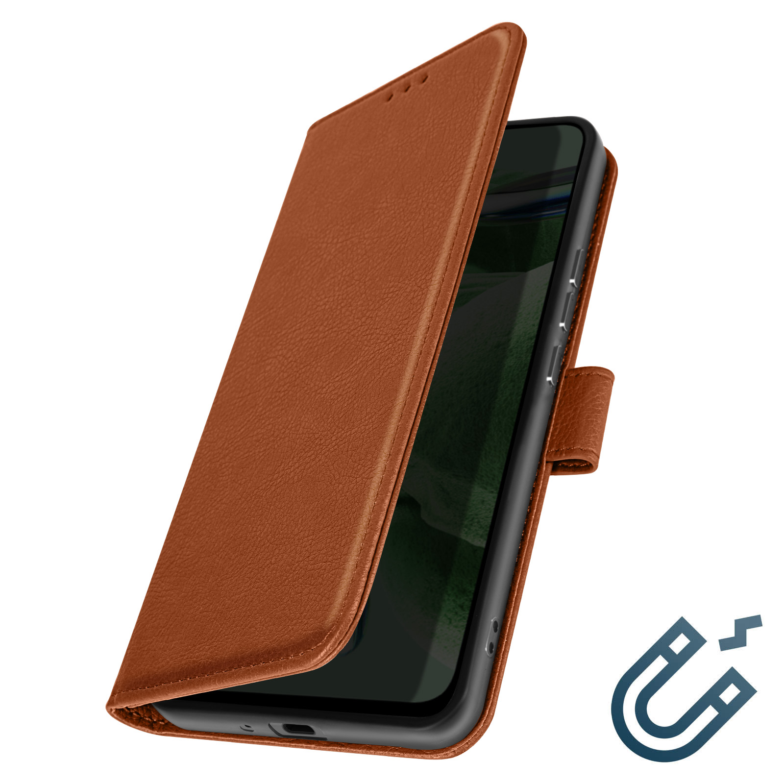 CUSTODIA S-POCKET BOOK ORIZZONTALE SILICONE FLIP CASE PER APPLE IPHONE 6 PLUS - 6S PLUS GOLD