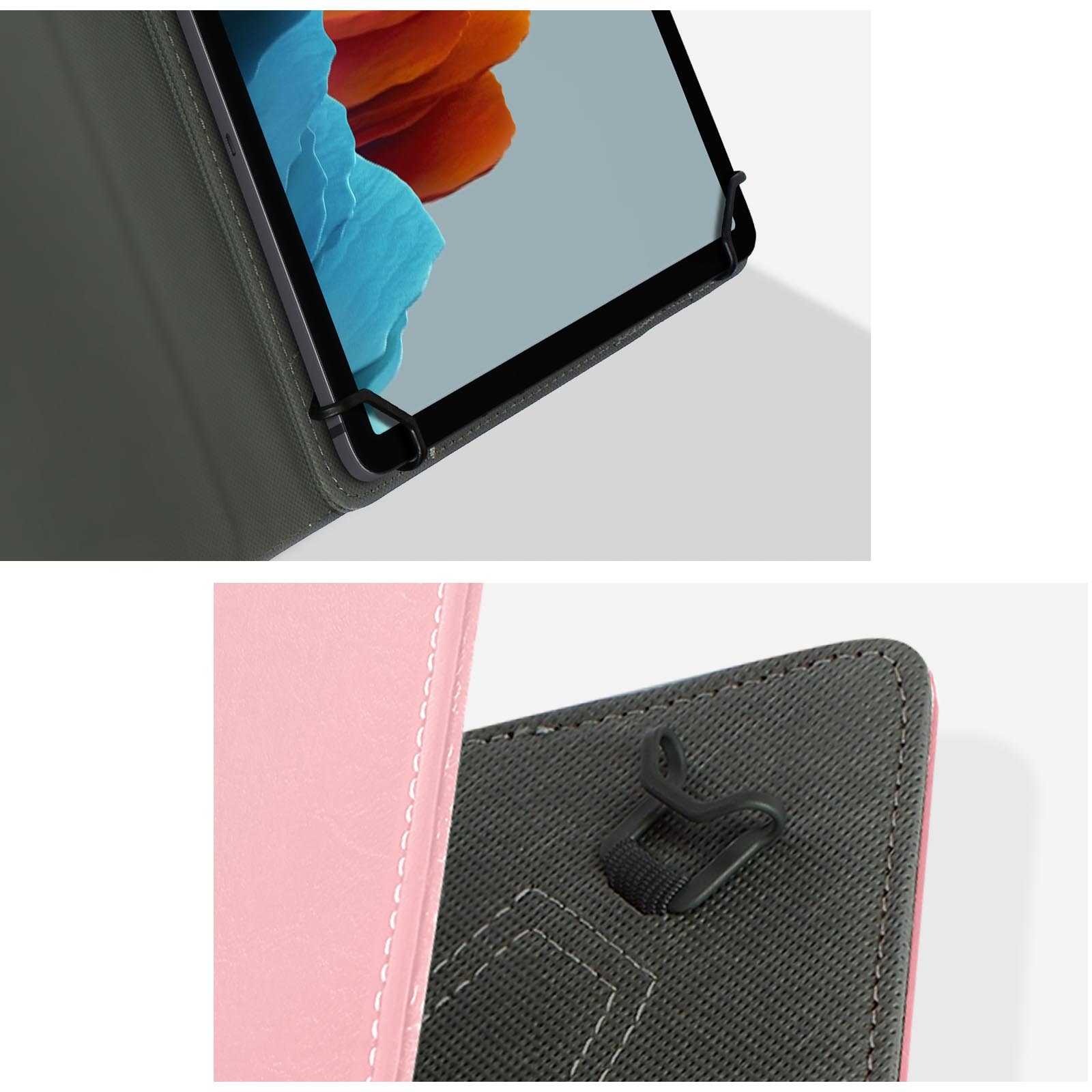 Housse Universelle En Cuir Pour HTC Mozart 7 - Taille L, Languette Scratch - Neuf Sous Emballage