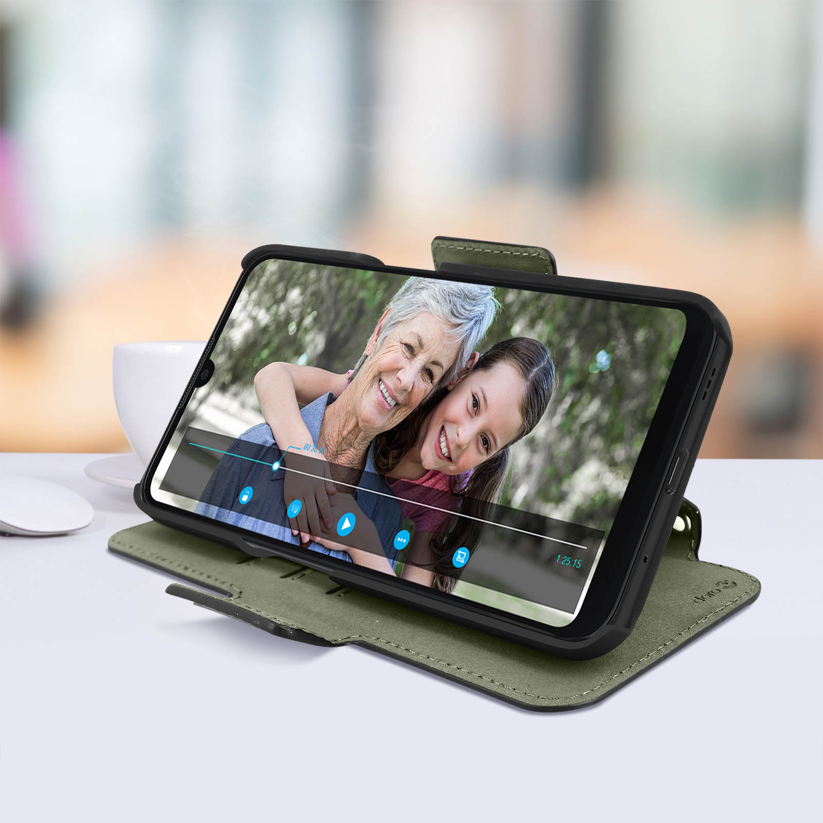 Auotu Custodia Case PU Pelle Flip Magnetica Custodiar Portafoglio